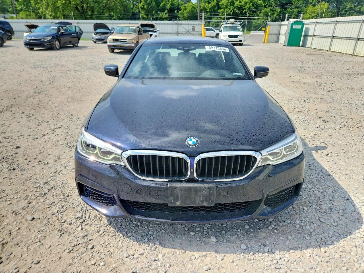 2017 Bmw 540 Xi Blue vin: WBAJE7C37HG478856