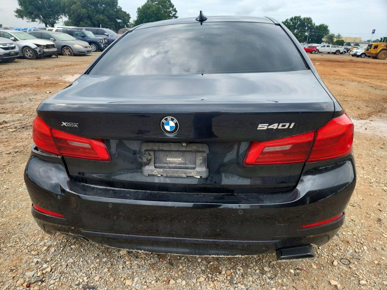 2017 Bmw 540 Xi Черный vin: WBAJE7C38HG889988