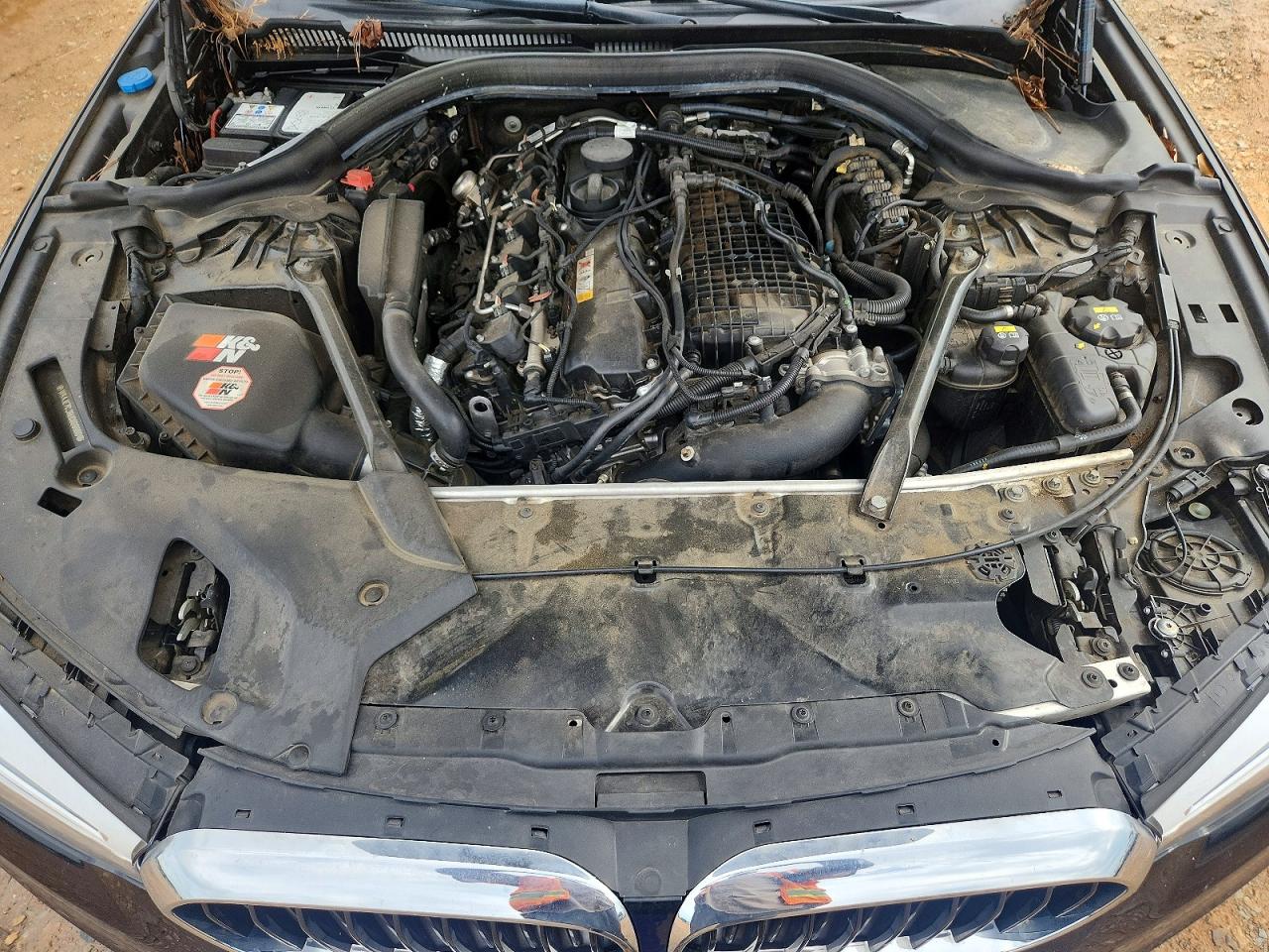 2017 Bmw 540 Xi Черный vin: WBAJE7C38HG889988