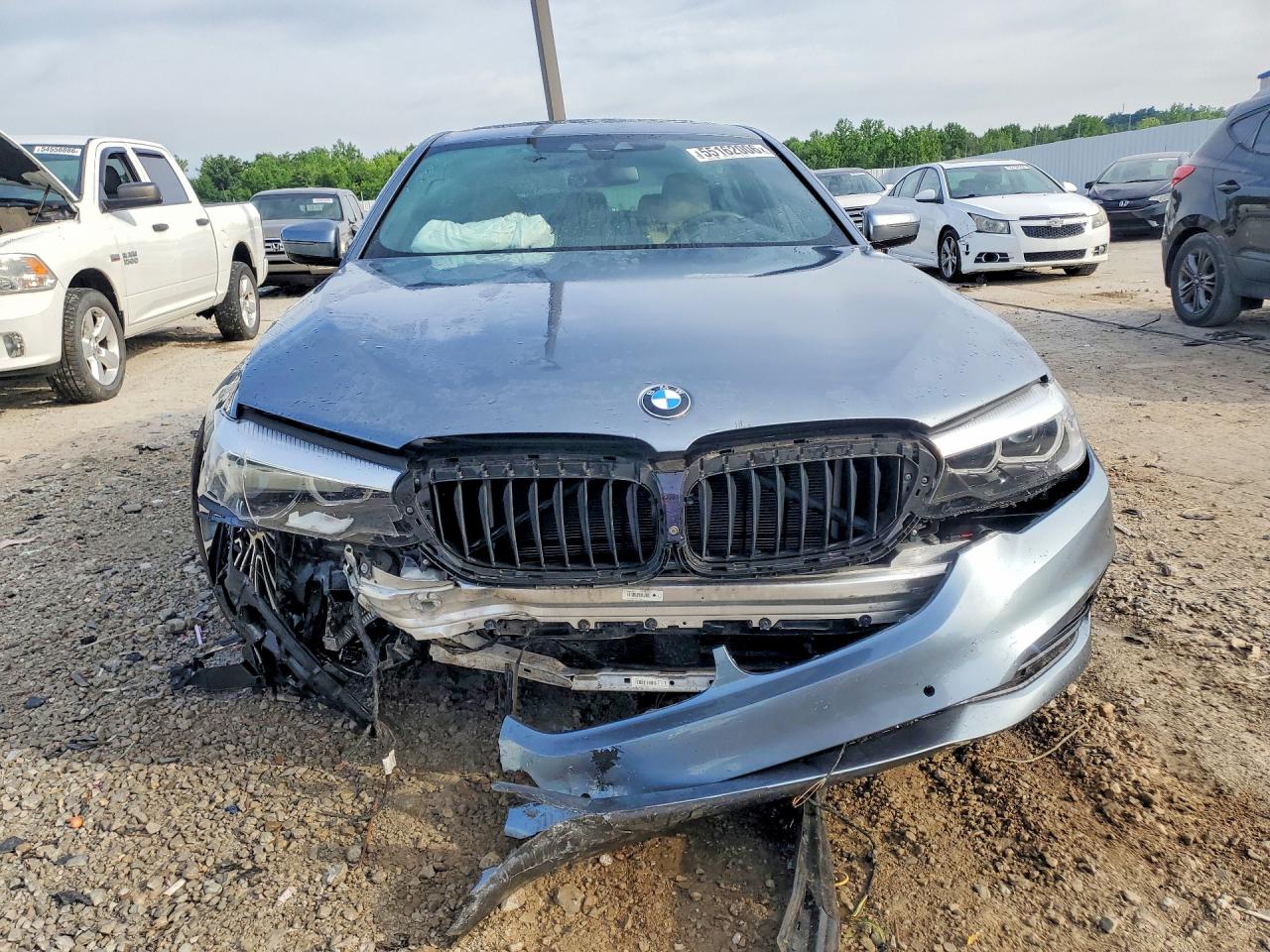 2019 Bmw 540 Xi Gray vin: WBAJE7C51KWW45209