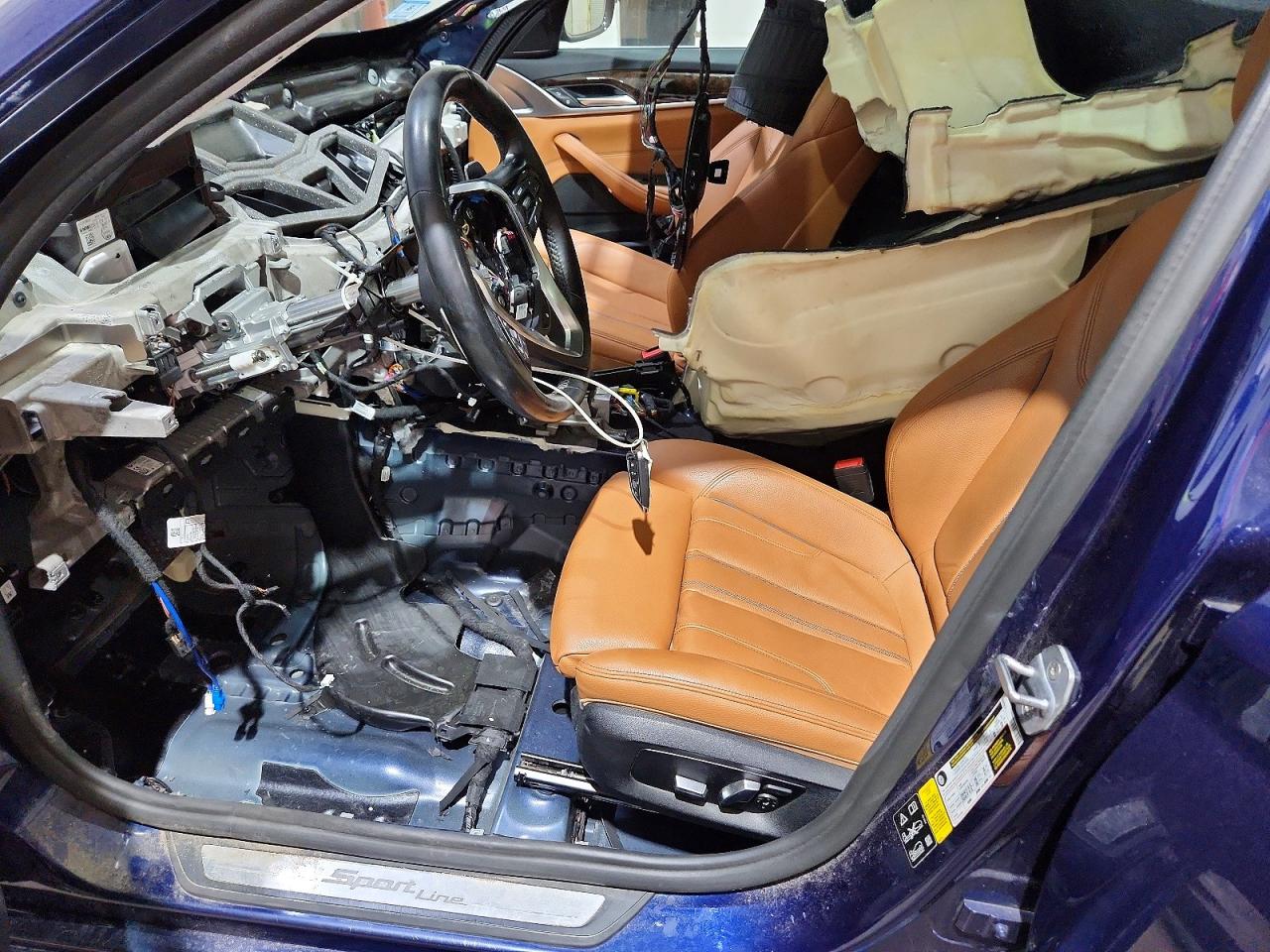 2019 Bmw 540 Xi Blue vin: WBAJE7C53KWD55587