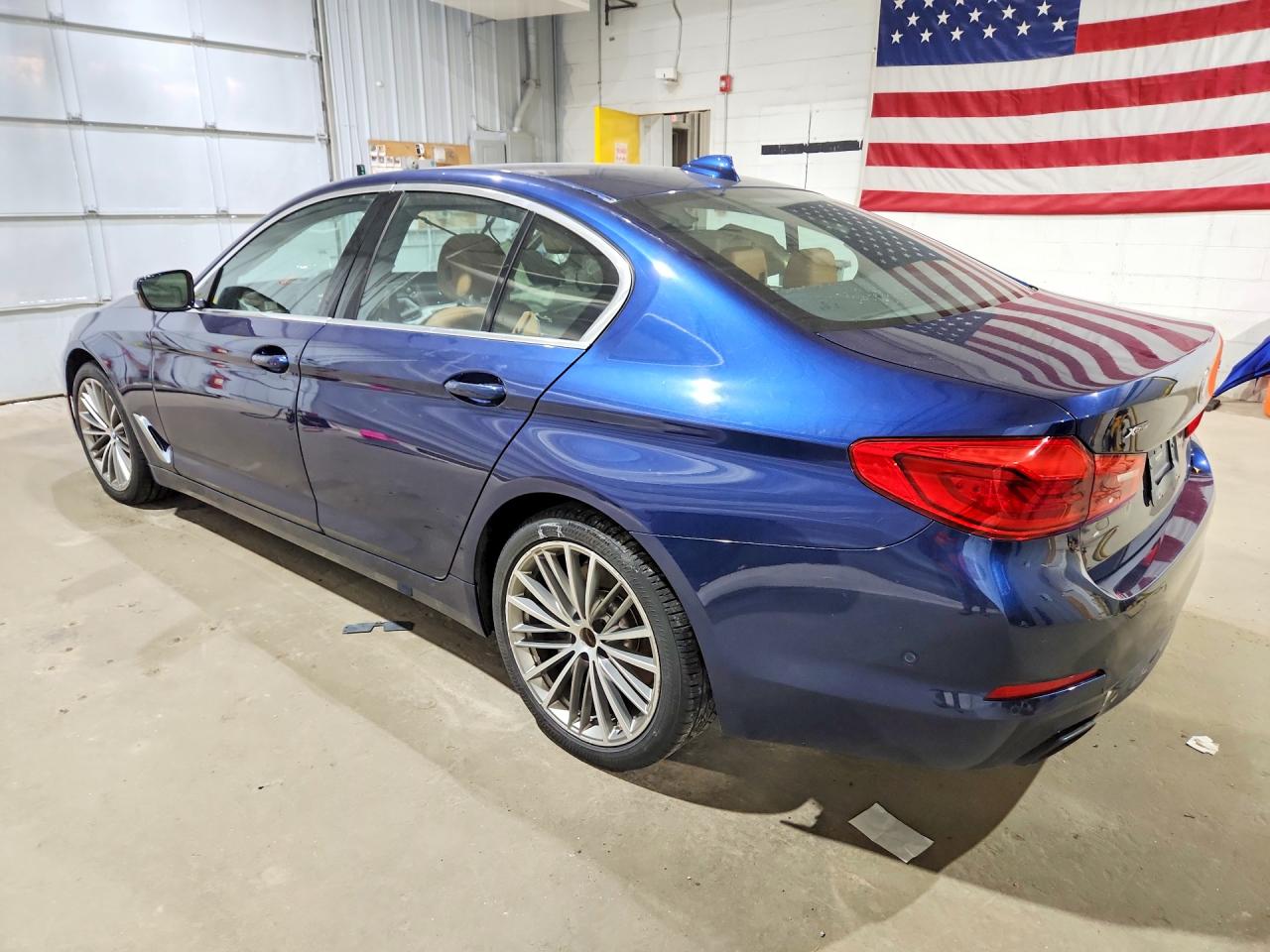 2019 Bmw 540 Xi Blue vin: WBAJE7C53KWD55587