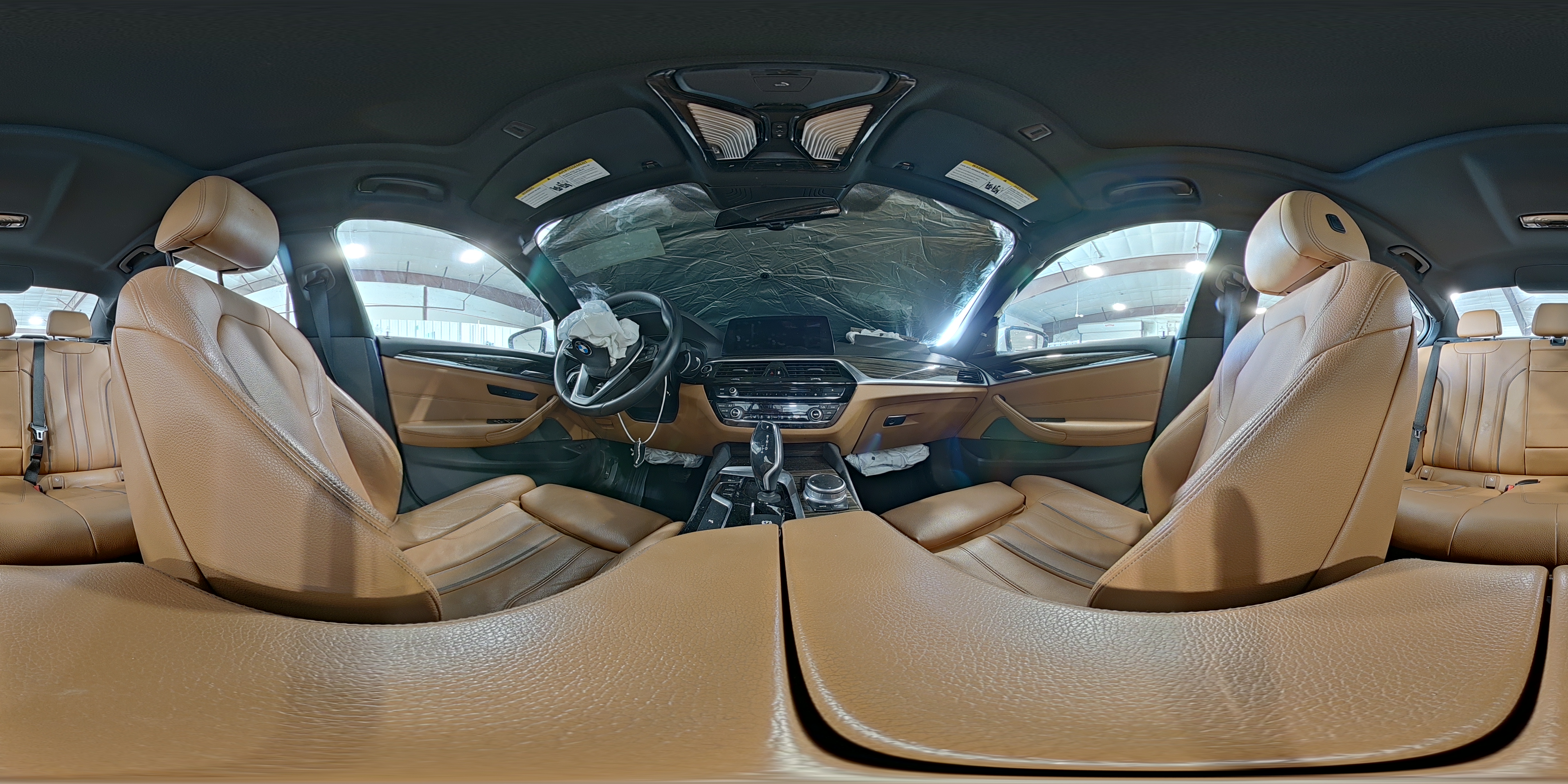 2018 Bmw 540 Xi Белый vin: WBAJE7C54JG891292