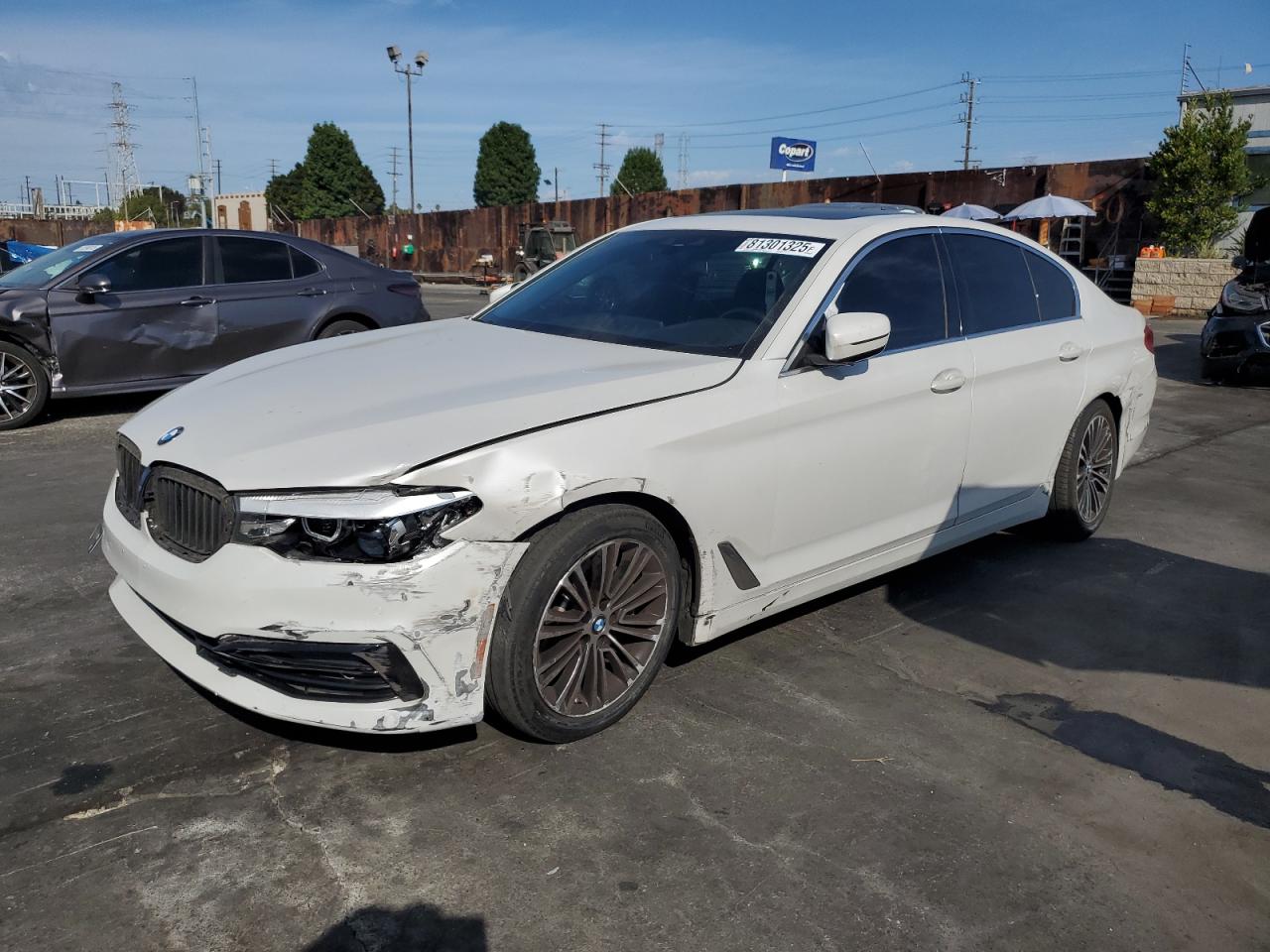 2020 Bmw 530 I White vin: WBAJR3C08LWW70711