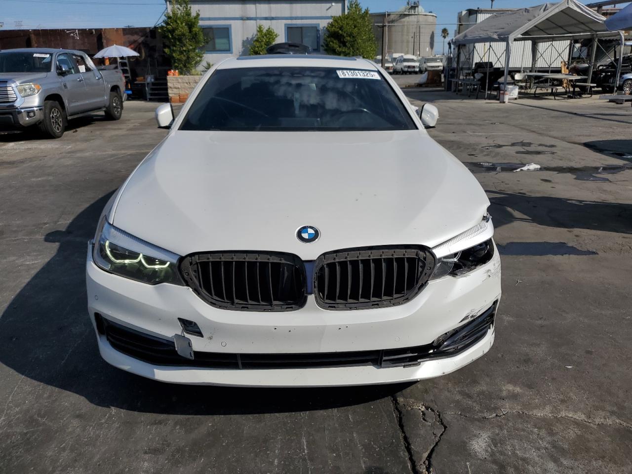2020 Bmw 530 I White vin: WBAJR3C08LWW70711