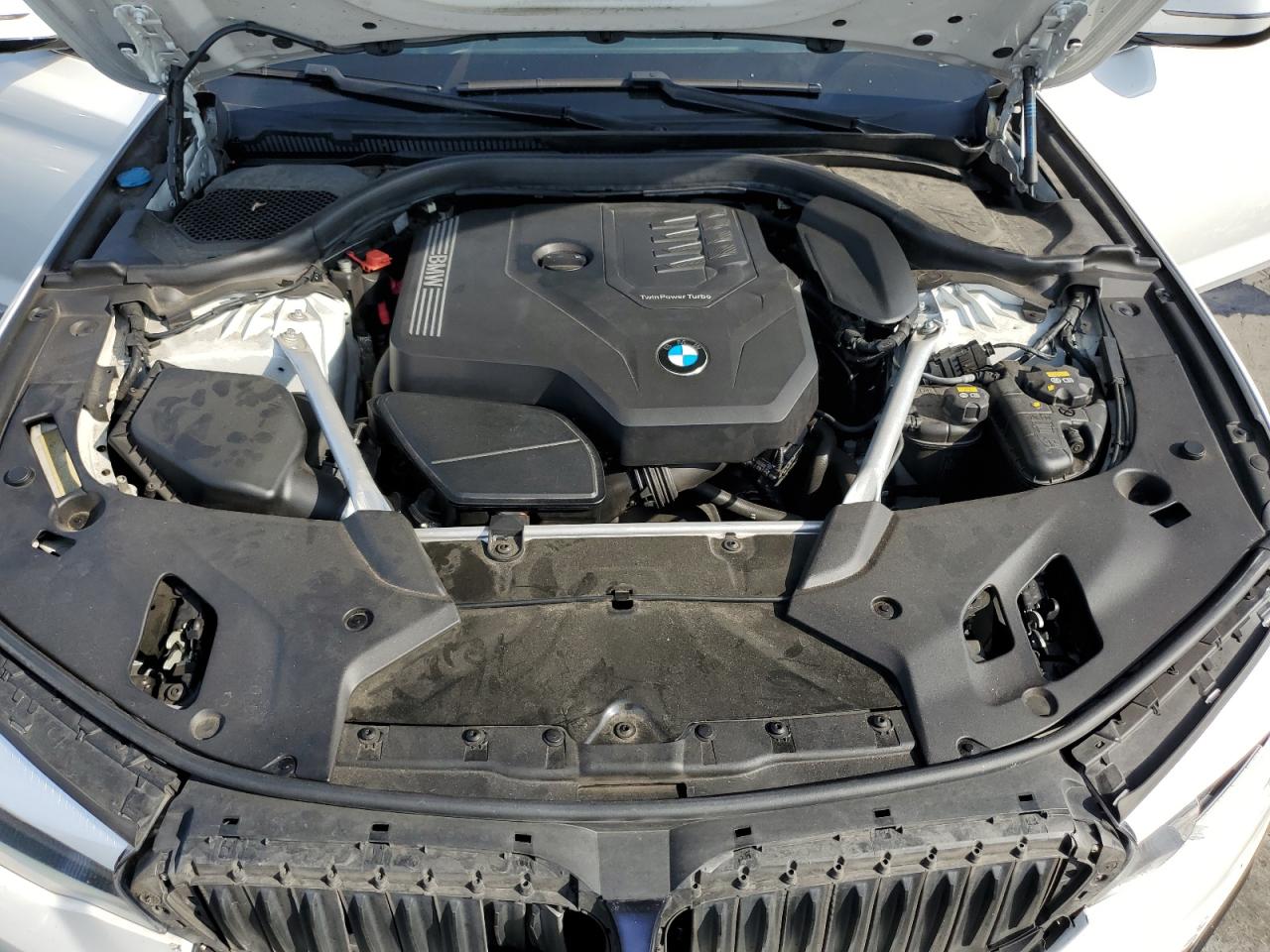 2020 Bmw 530 I White vin: WBAJR3C08LWW70711