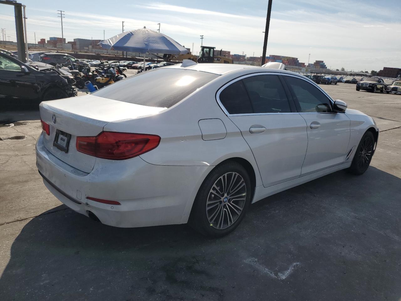 2020 Bmw 530 I White vin: WBAJR3C08LWW70711