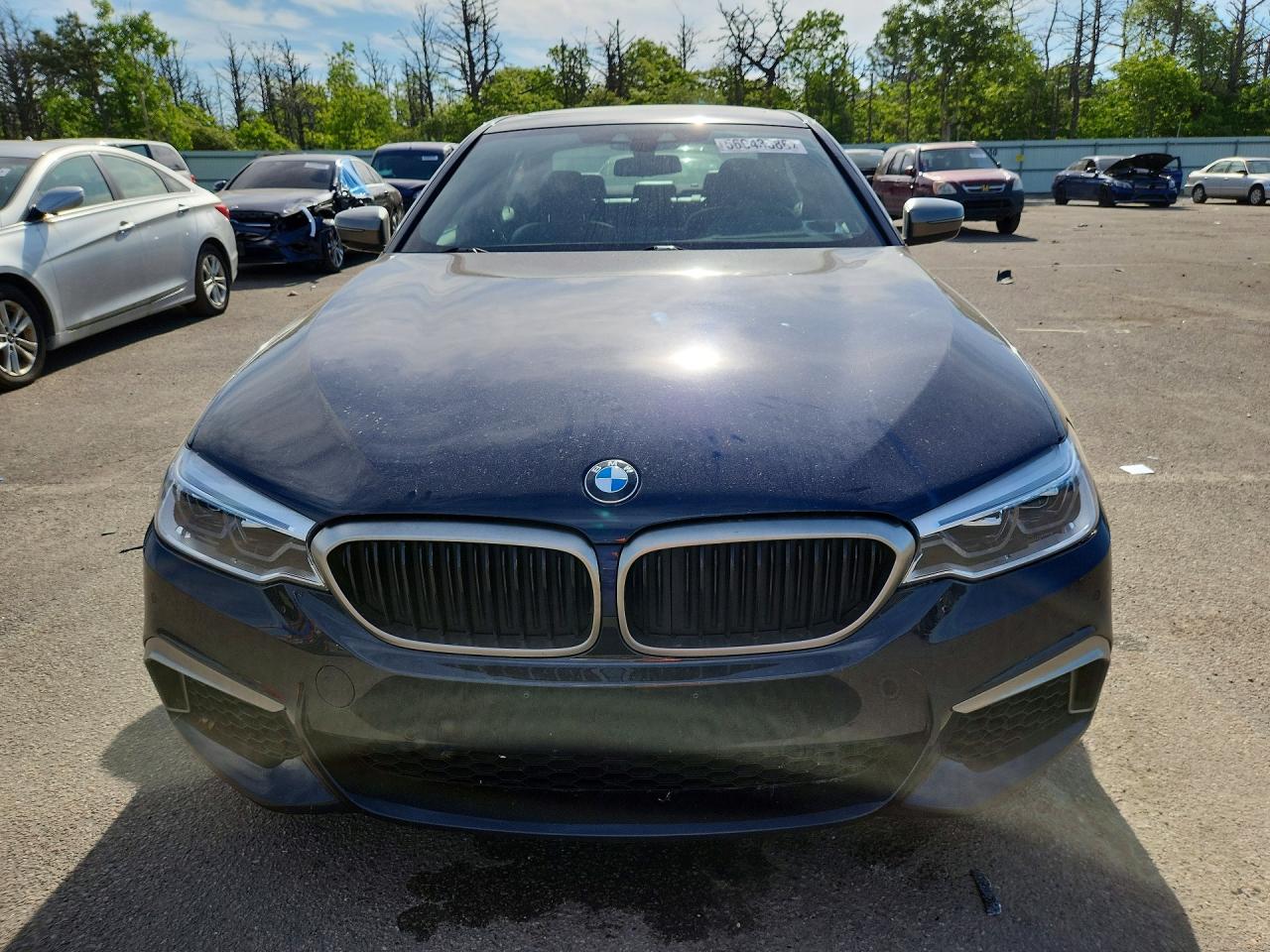 2020 Bmw M550xi Black vin: WBAJS7C05LBN96618