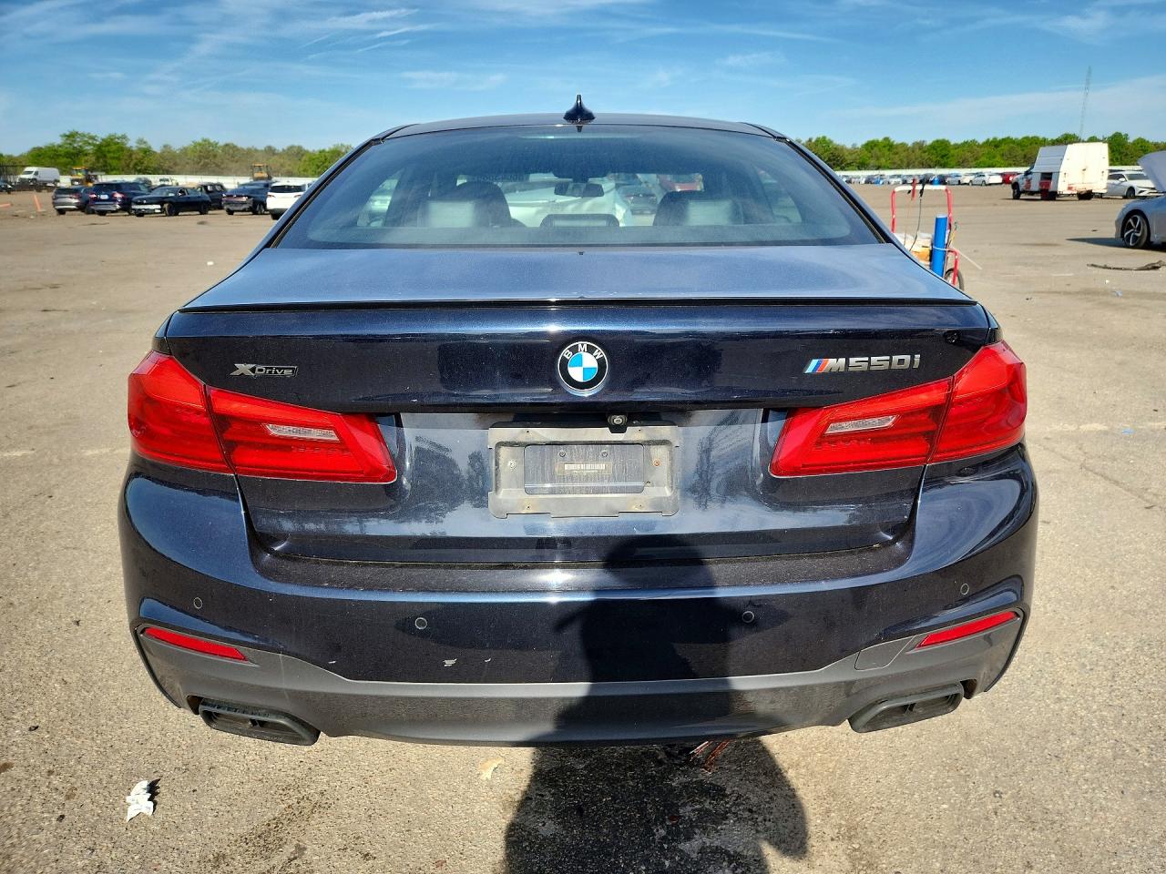 2020 Bmw M550xi Black vin: WBAJS7C05LBN96618