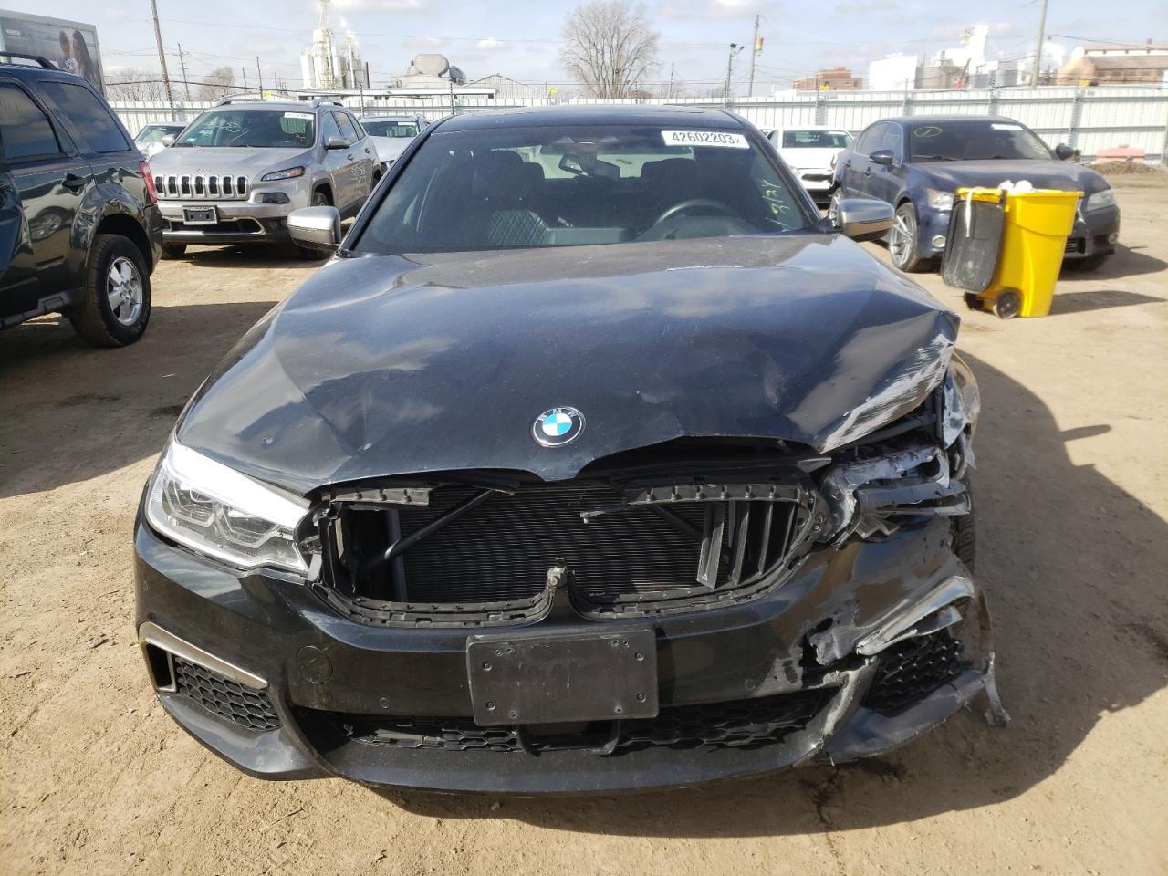 2020 Bmw M550xi  Black vin: WBAJS7C08LBN56730