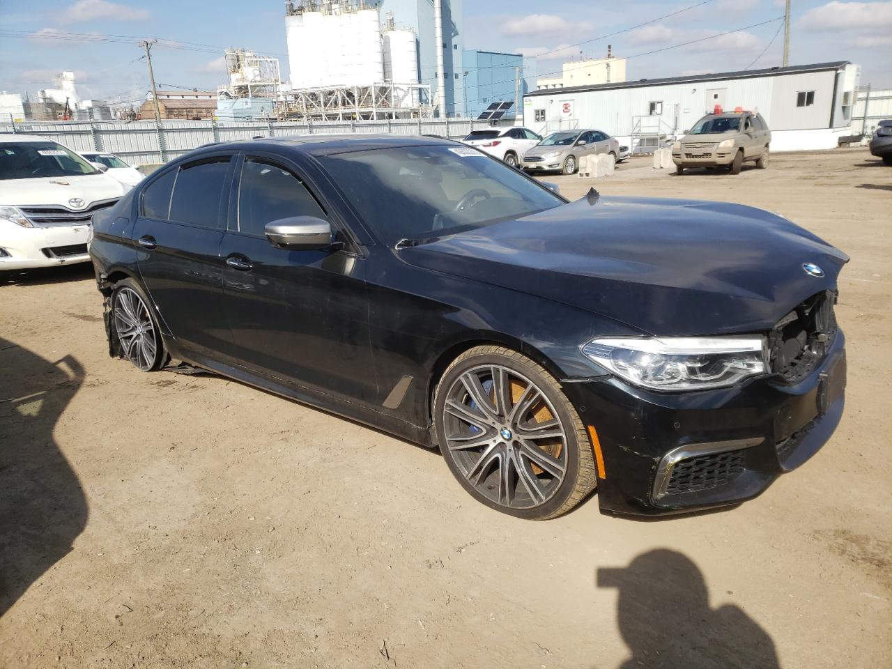 2020 Bmw M550xi  Black vin: WBAJS7C08LBN56730