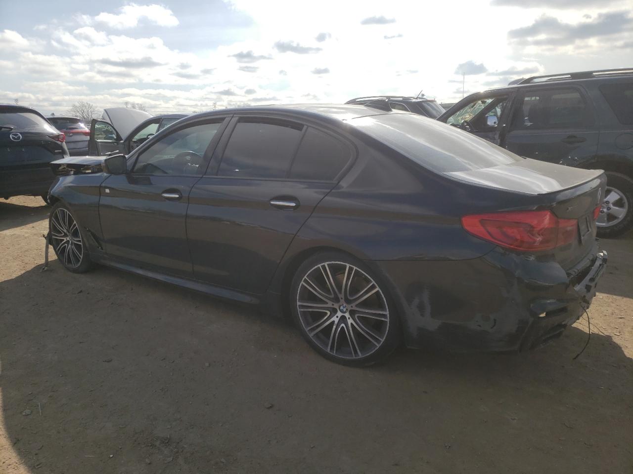2020 Bmw M550xi  Black vin: WBAJS7C08LBN56730