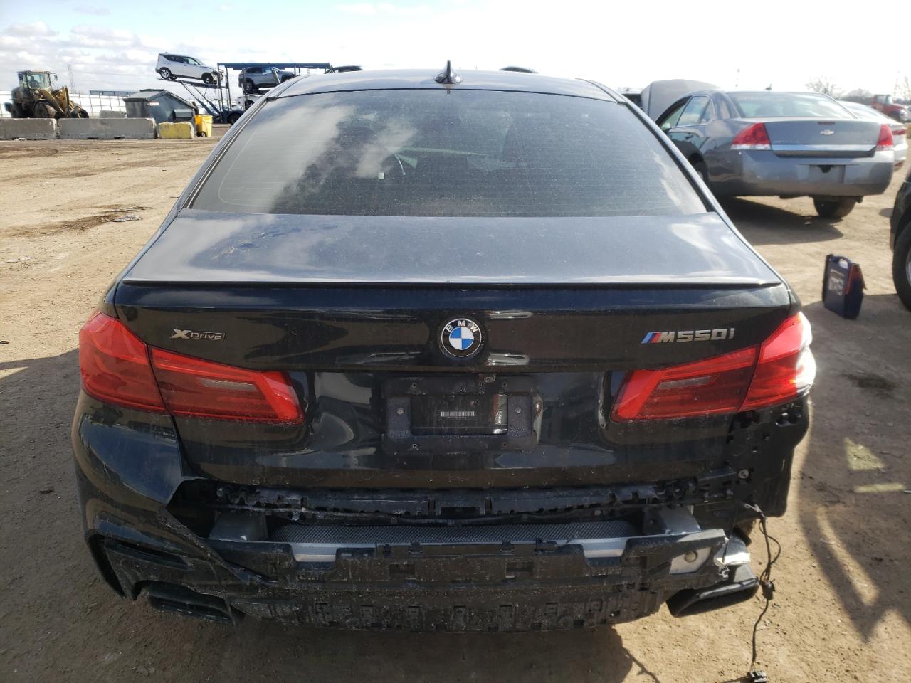 2020 Bmw M550xi  Black vin: WBAJS7C08LBN56730