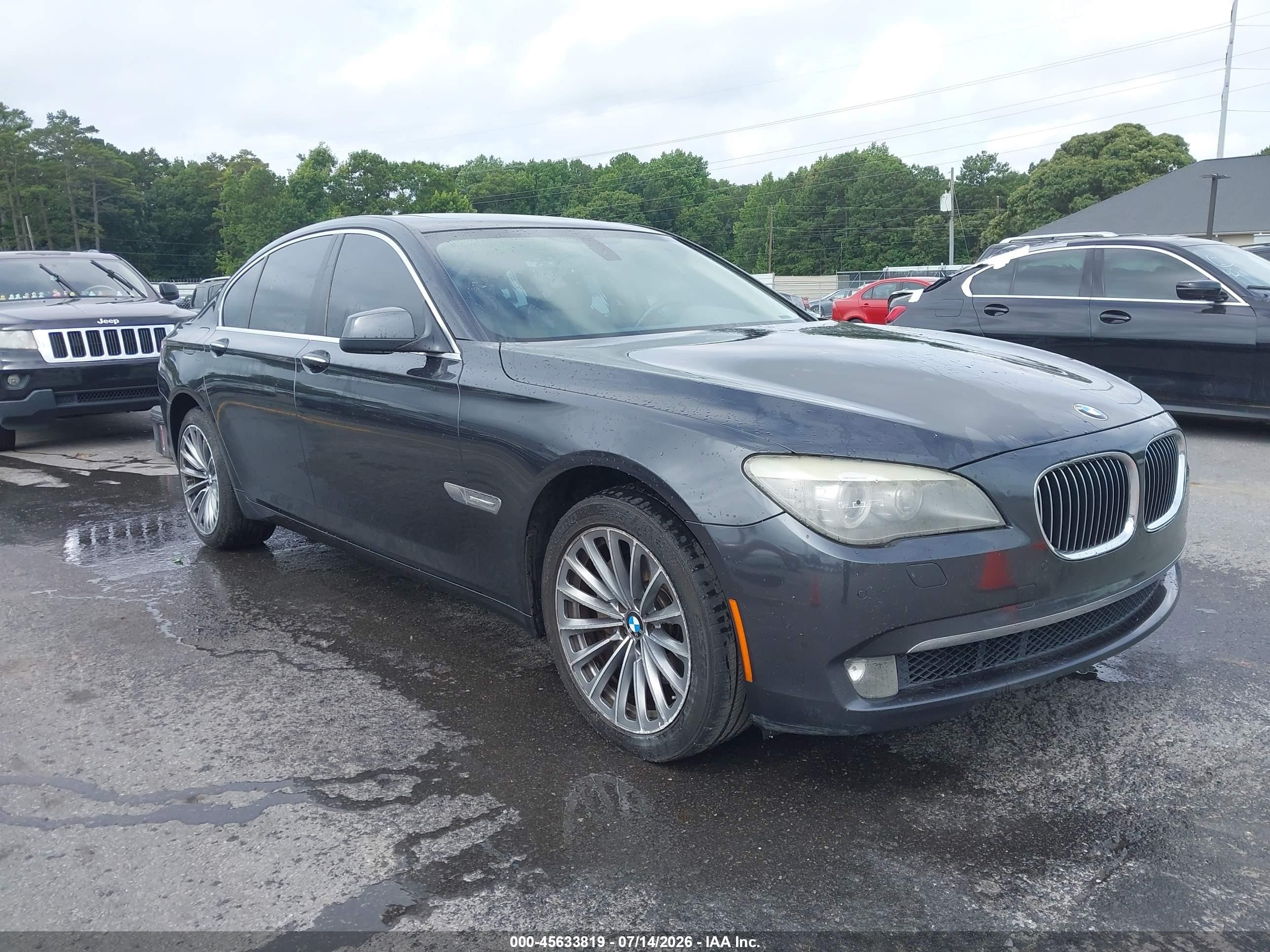 2012 Bmw 740i   Gray vin: WBAKA4C51CC613698
