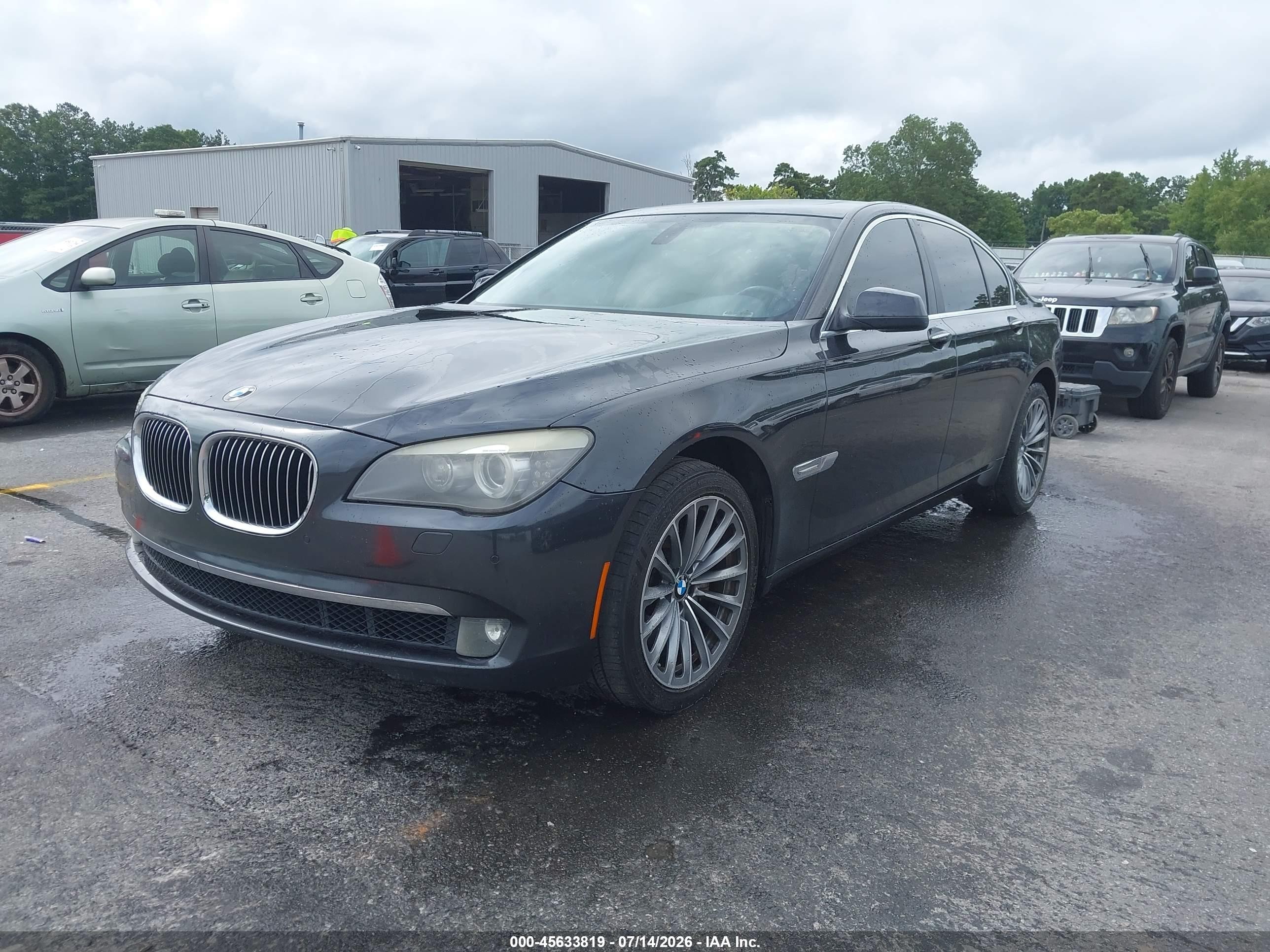 2012 Bmw 740i   Gray vin: WBAKA4C51CC613698