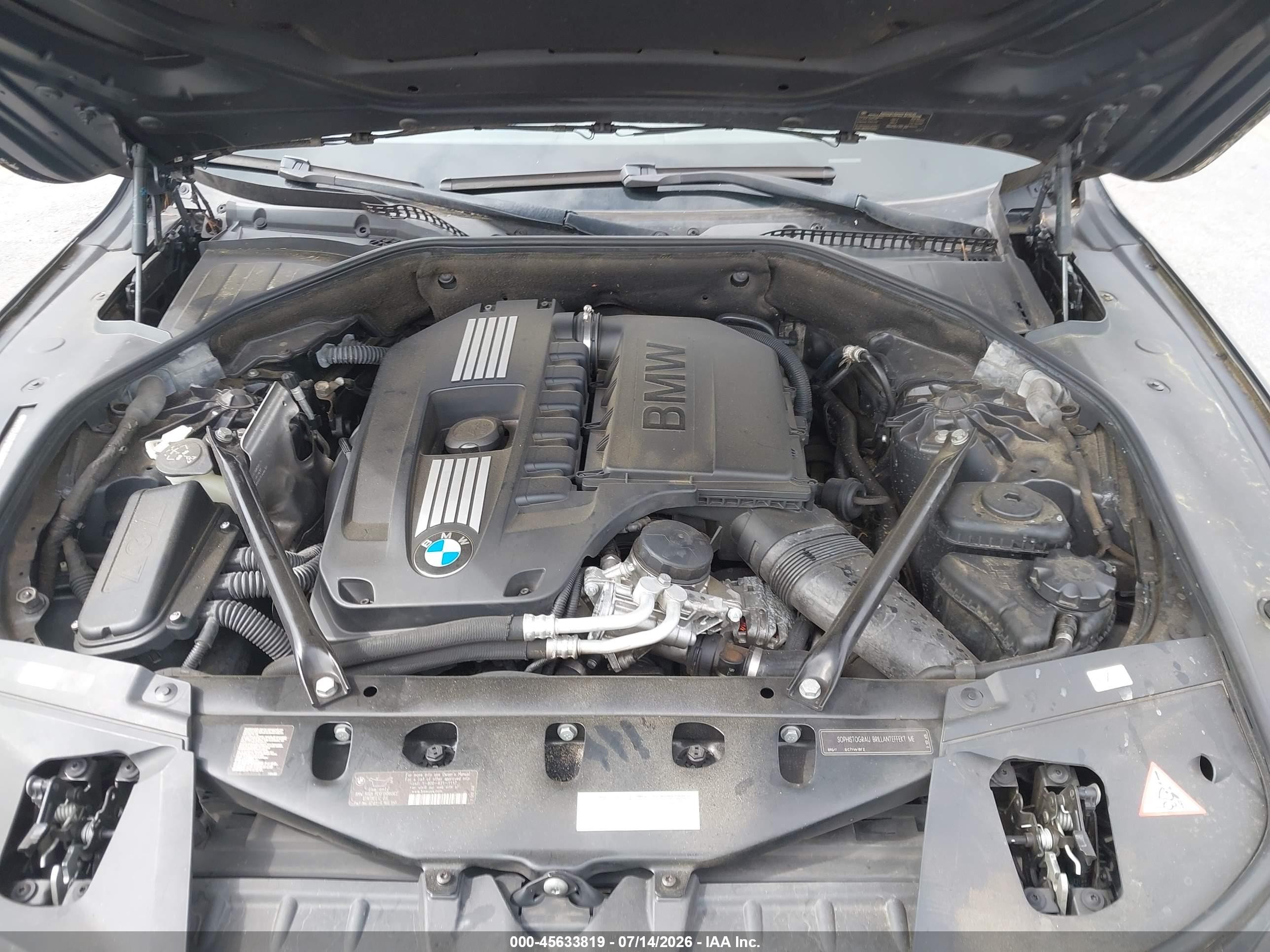 2012 Bmw 740i   Gray vin: WBAKA4C51CC613698