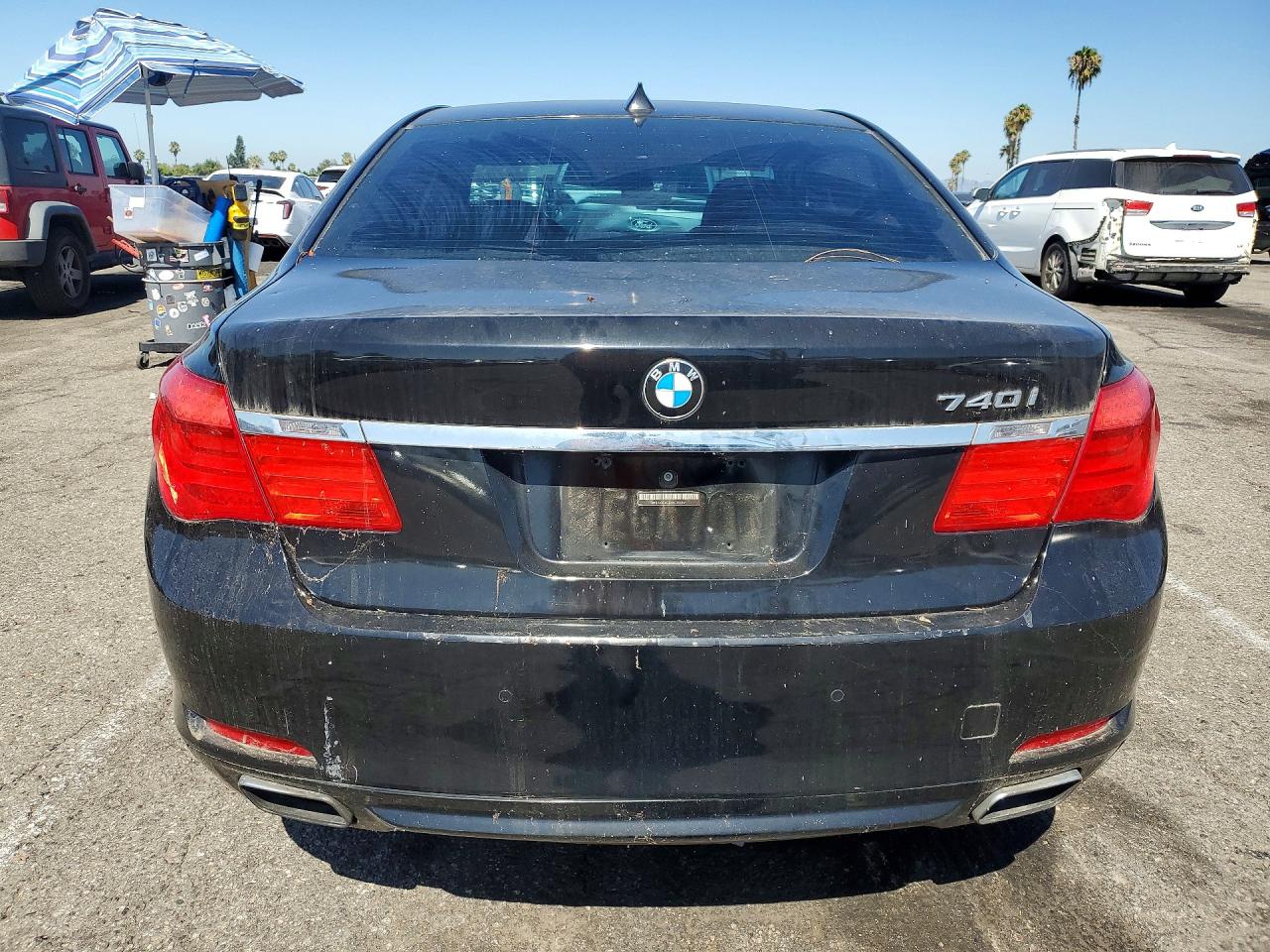 2011 Bmw 740 I Black vin: WBAKA4C52BC392241