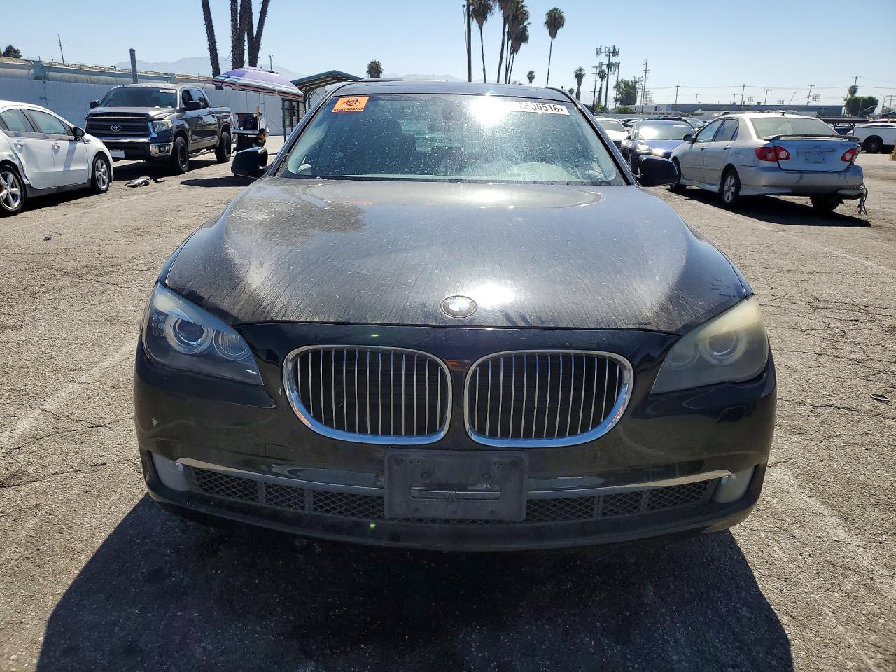 2011 Bmw 740 I Black vin: WBAKA4C52BC392241