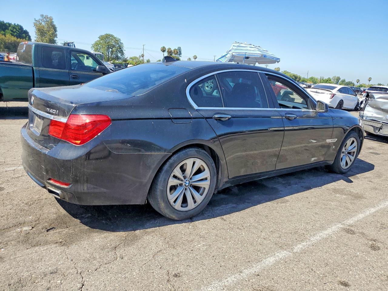 2011 Bmw 740 I Black vin: WBAKA4C52BC392241