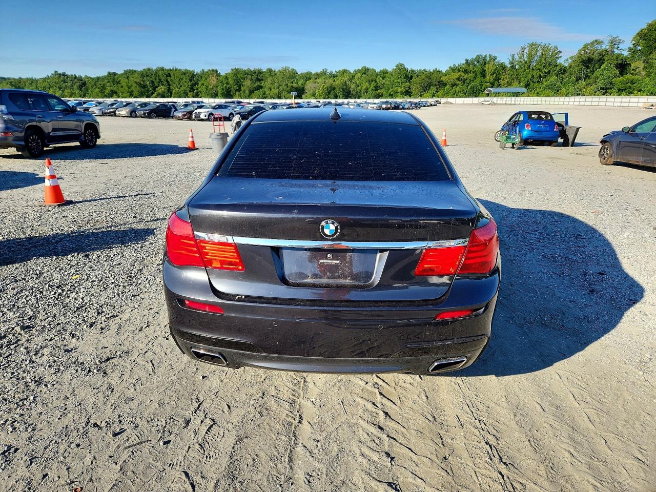 2011 Bmw 740 I Gray vin: WBAKA4C57BC392333