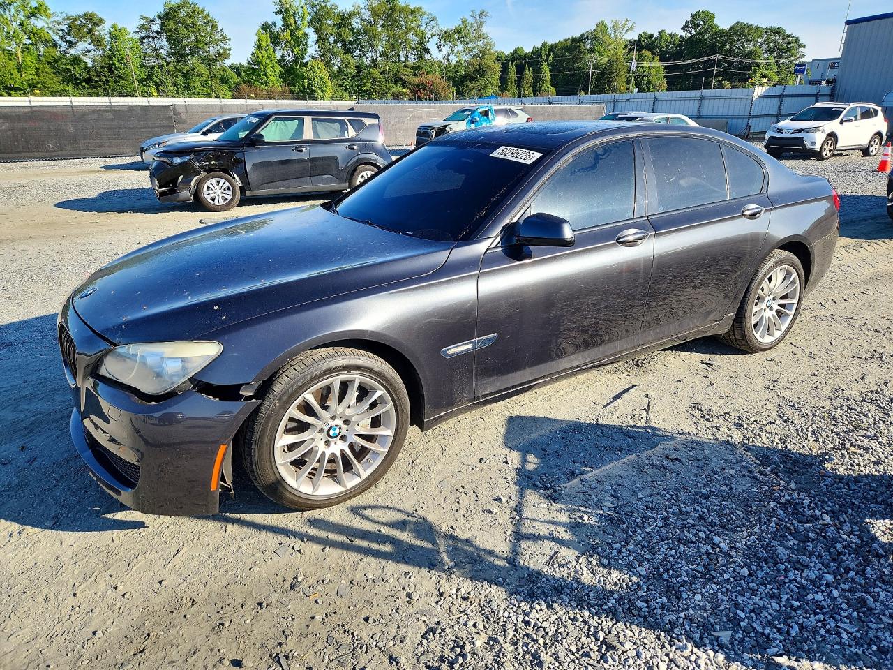 2011 Bmw 740 I Gray vin: WBAKA4C57BC392333