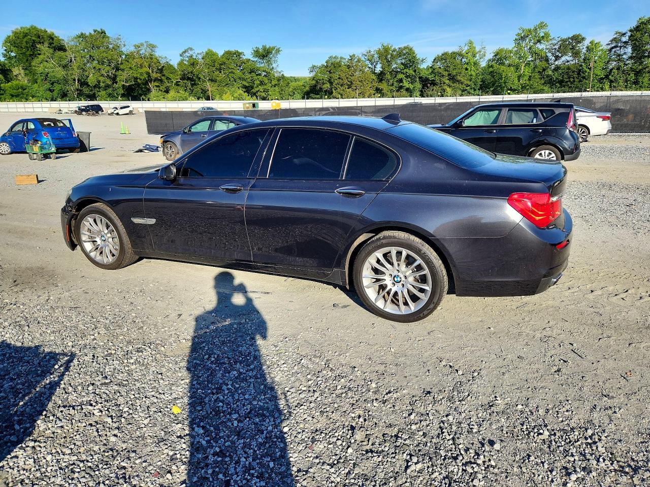 2011 Bmw 740 I Gray vin: WBAKA4C57BC392333