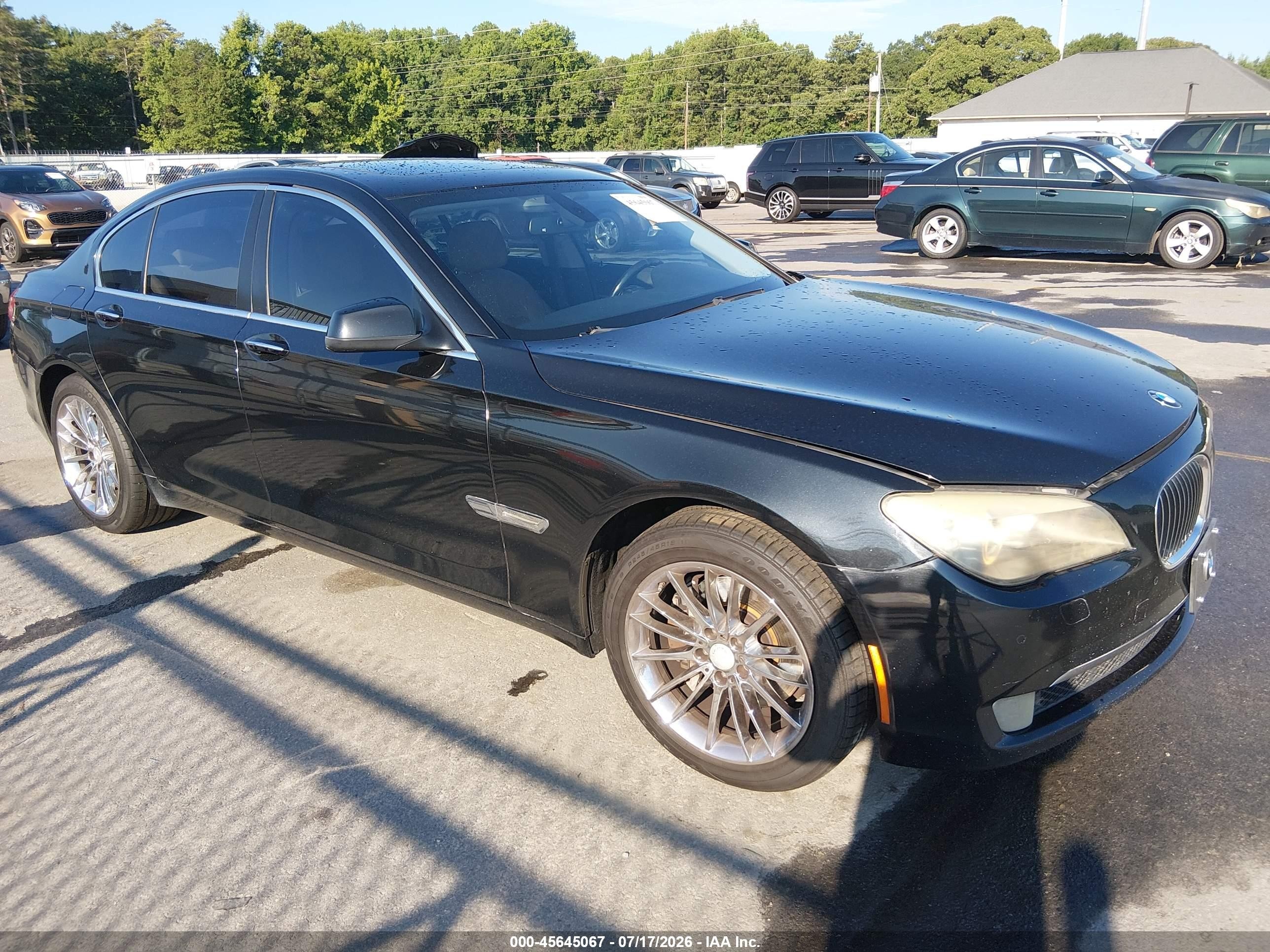 2012 Bmw 740i   Black vin: WBAKA4C59CC613660