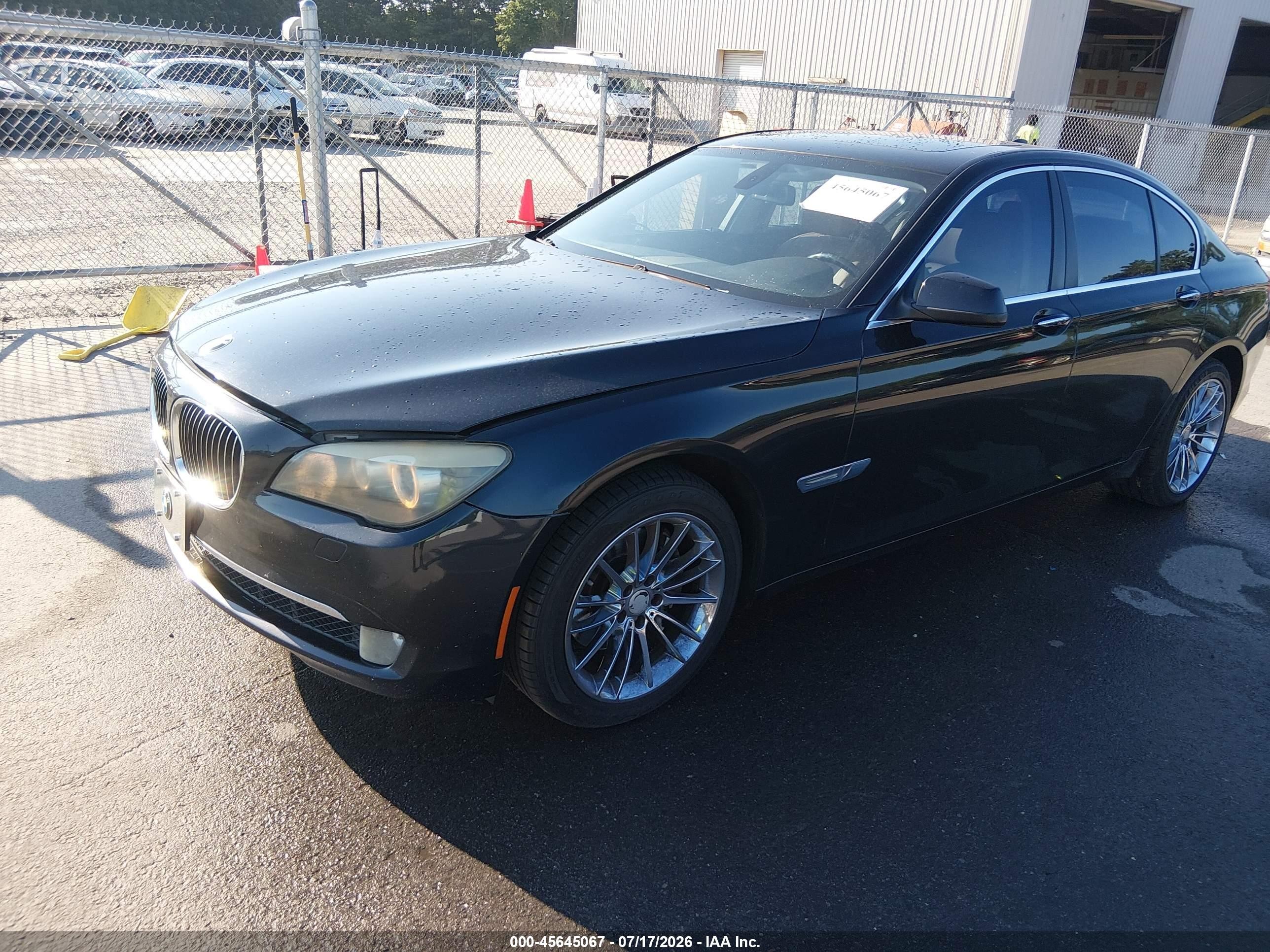 2012 Bmw 740i   Black vin: WBAKA4C59CC613660