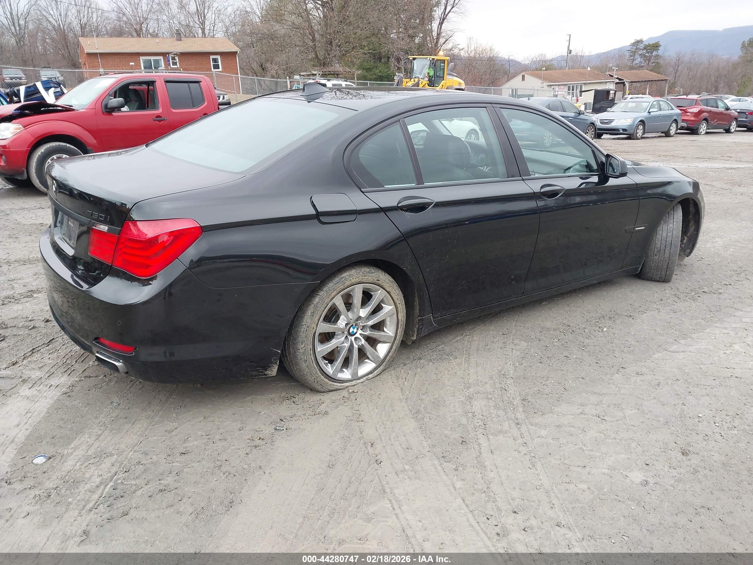 2009 Bmw 750i   Black vin: WBAKA83509CY33530