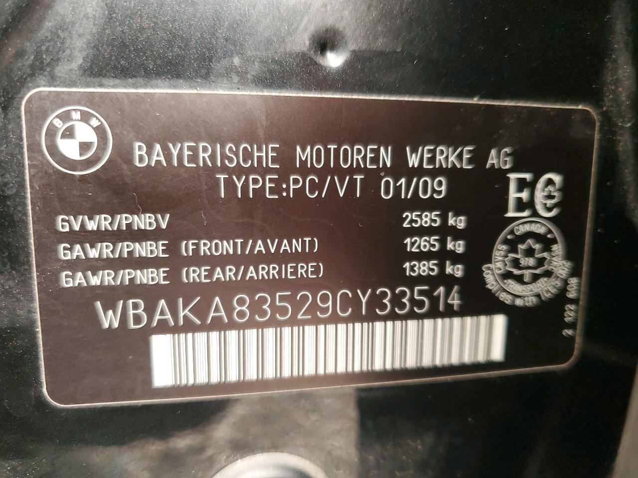 2009 Bmw 750 I Black vin: WBAKA83529CY33514