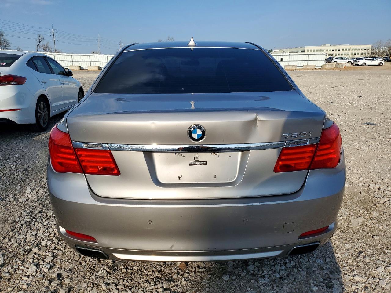 2009 Bmw 750 I Золотой vin: WBAKA83539CY34087