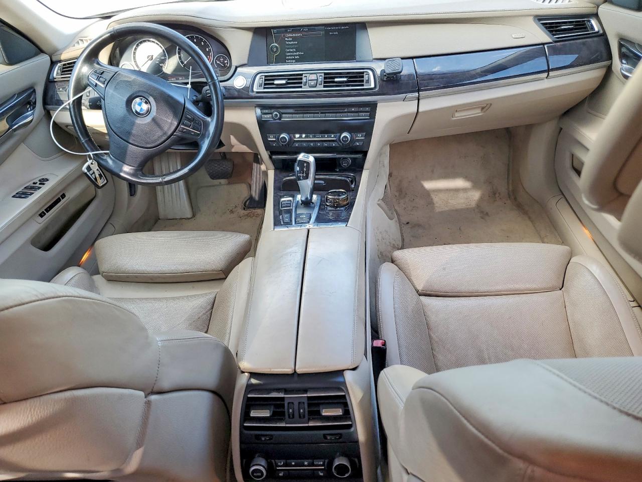 2009 Bmw 750 I Золотой vin: WBAKA83539CY34087
