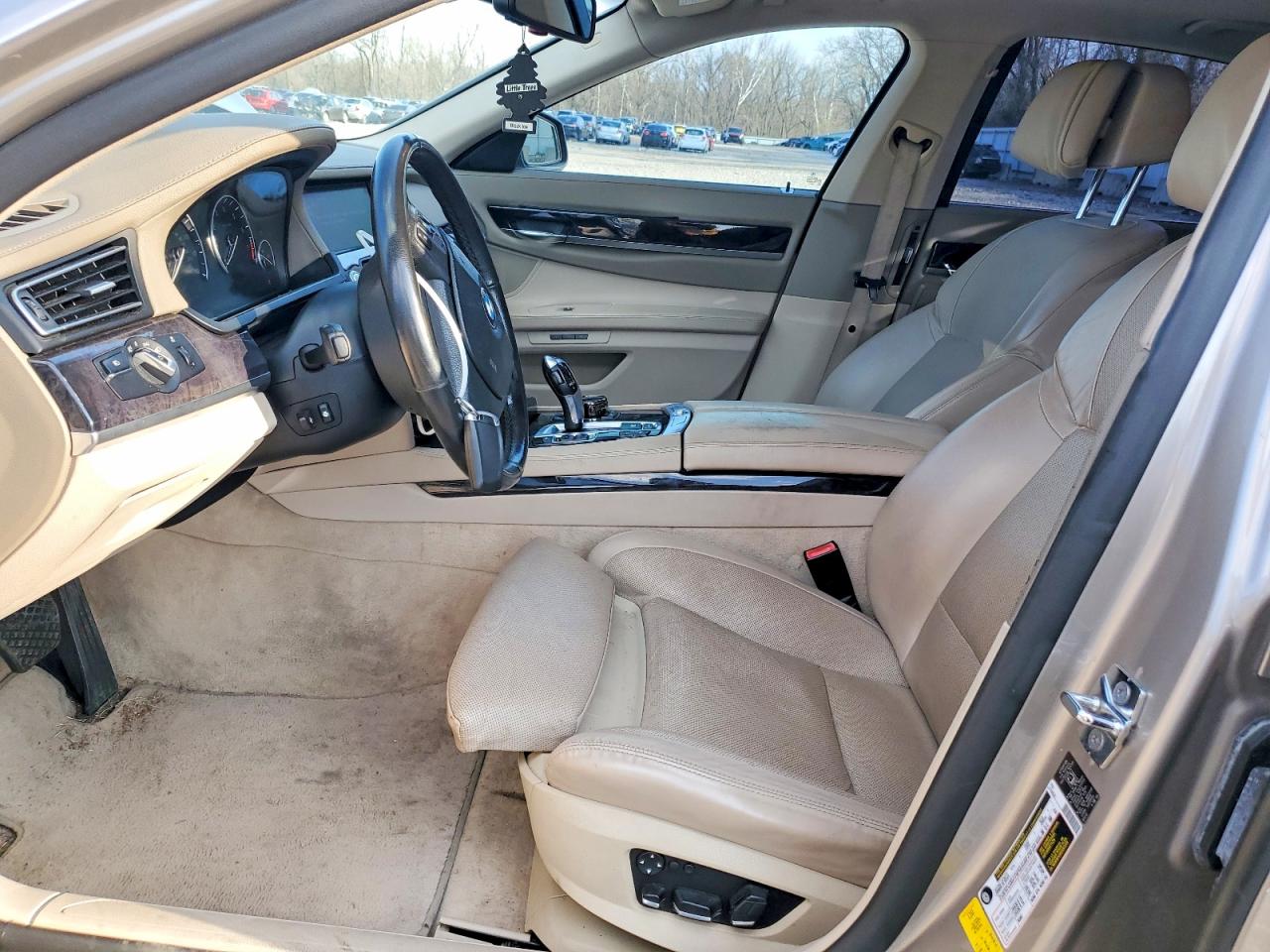 2009 Bmw 750 I Золотой vin: WBAKA83539CY34087