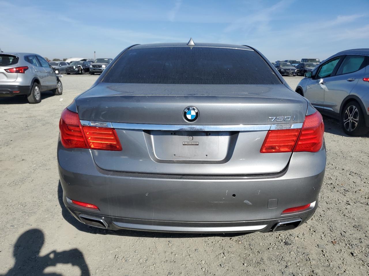 2009 Bmw 750 I Gray vin: WBAKA83539CY35028