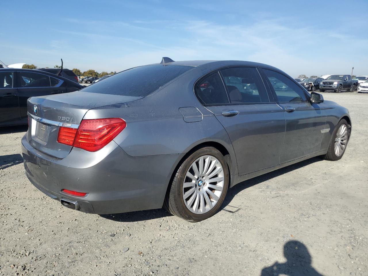 2009 Bmw 750 I Gray vin: WBAKA83539CY35028