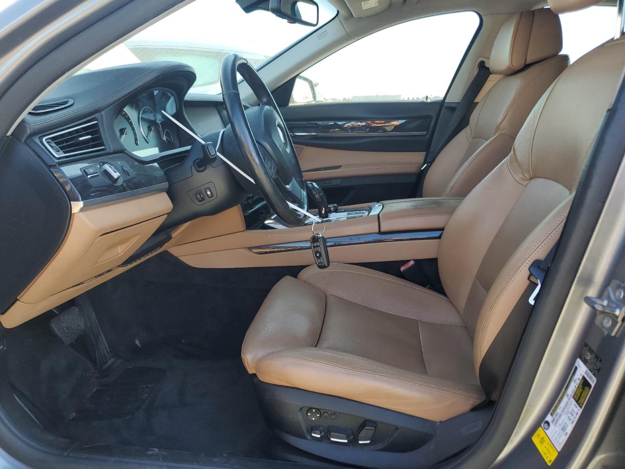 2009 Bmw 750 I Gray vin: WBAKA83539CY35028