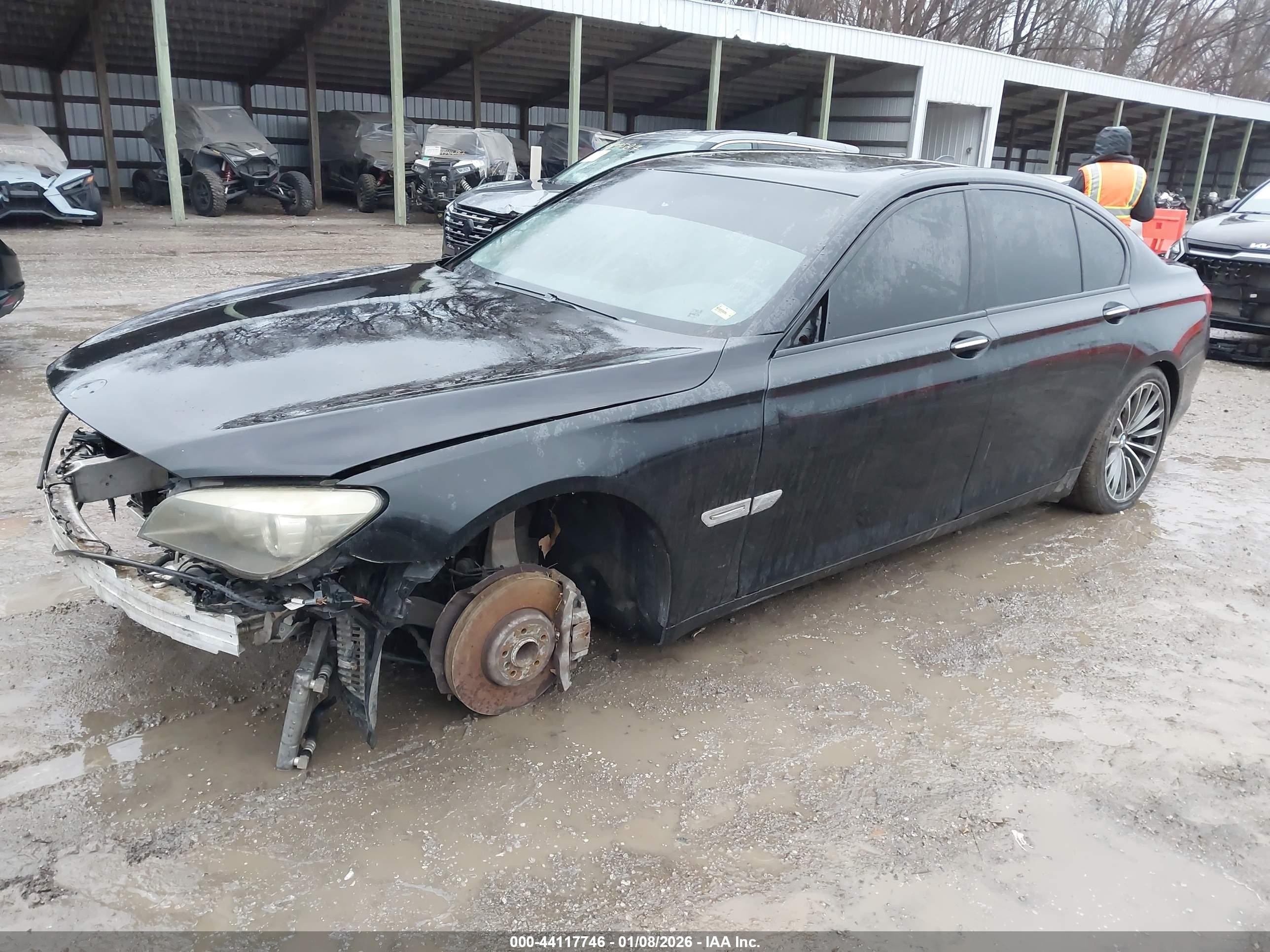 2009 Bmw 750i   Black vin: WBAKA83539CY35417