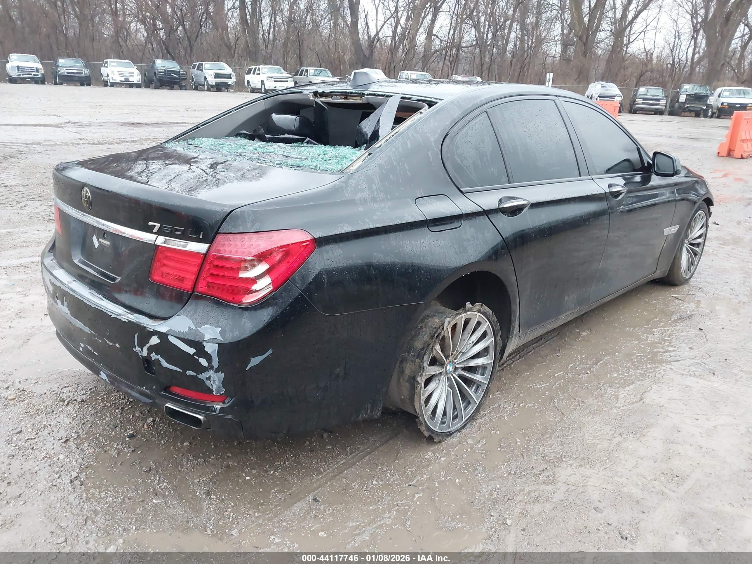 2009 Bmw 750i   Black vin: WBAKA83539CY35417
