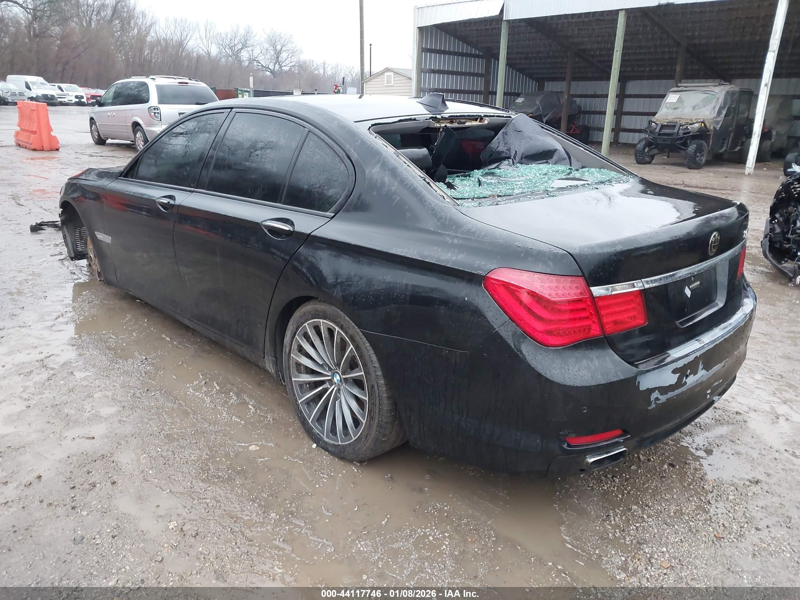 2009 Bmw 750i   Black vin: WBAKA83539CY35417