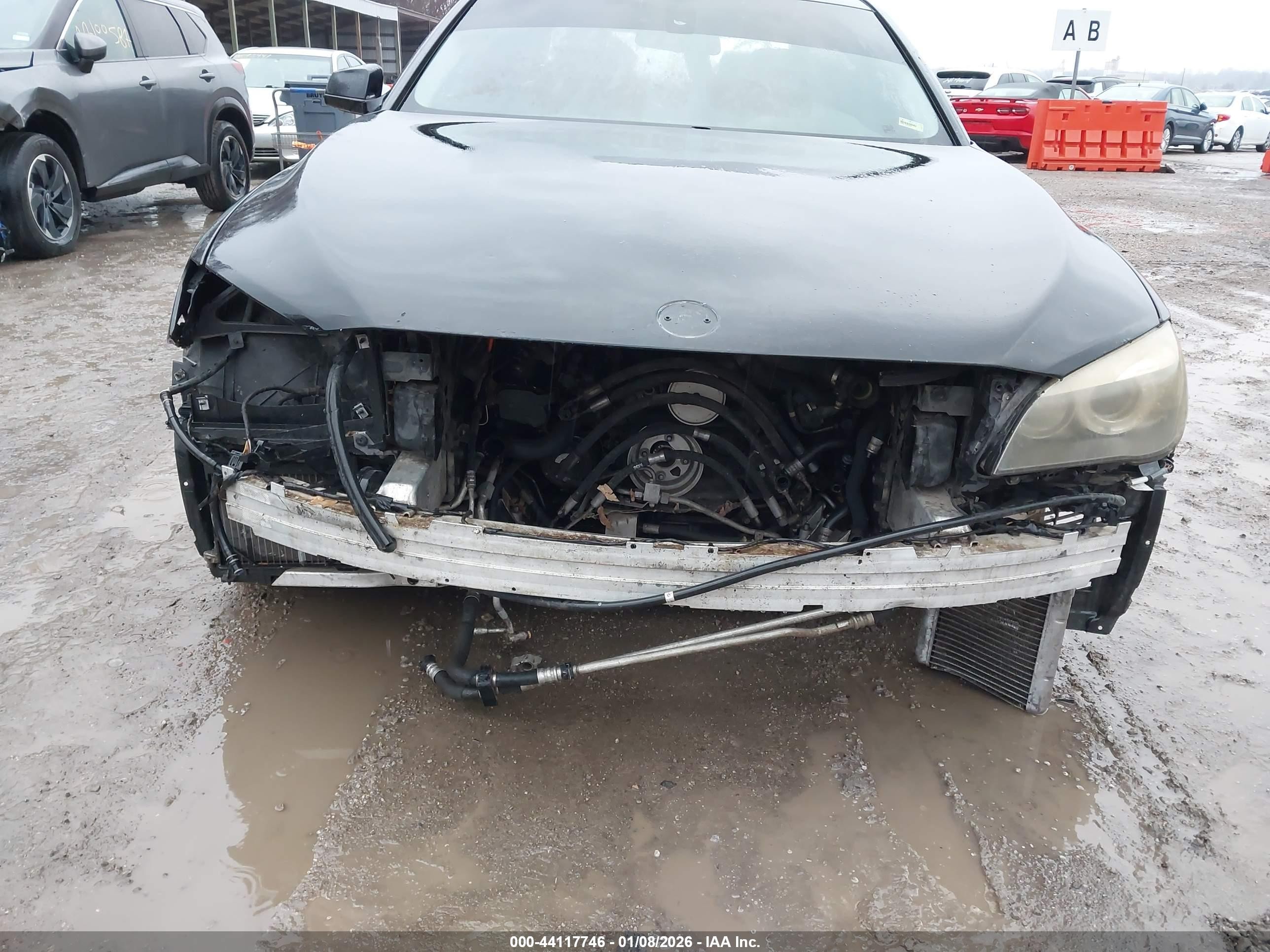 2009 Bmw 750i   Black vin: WBAKA83539CY35417