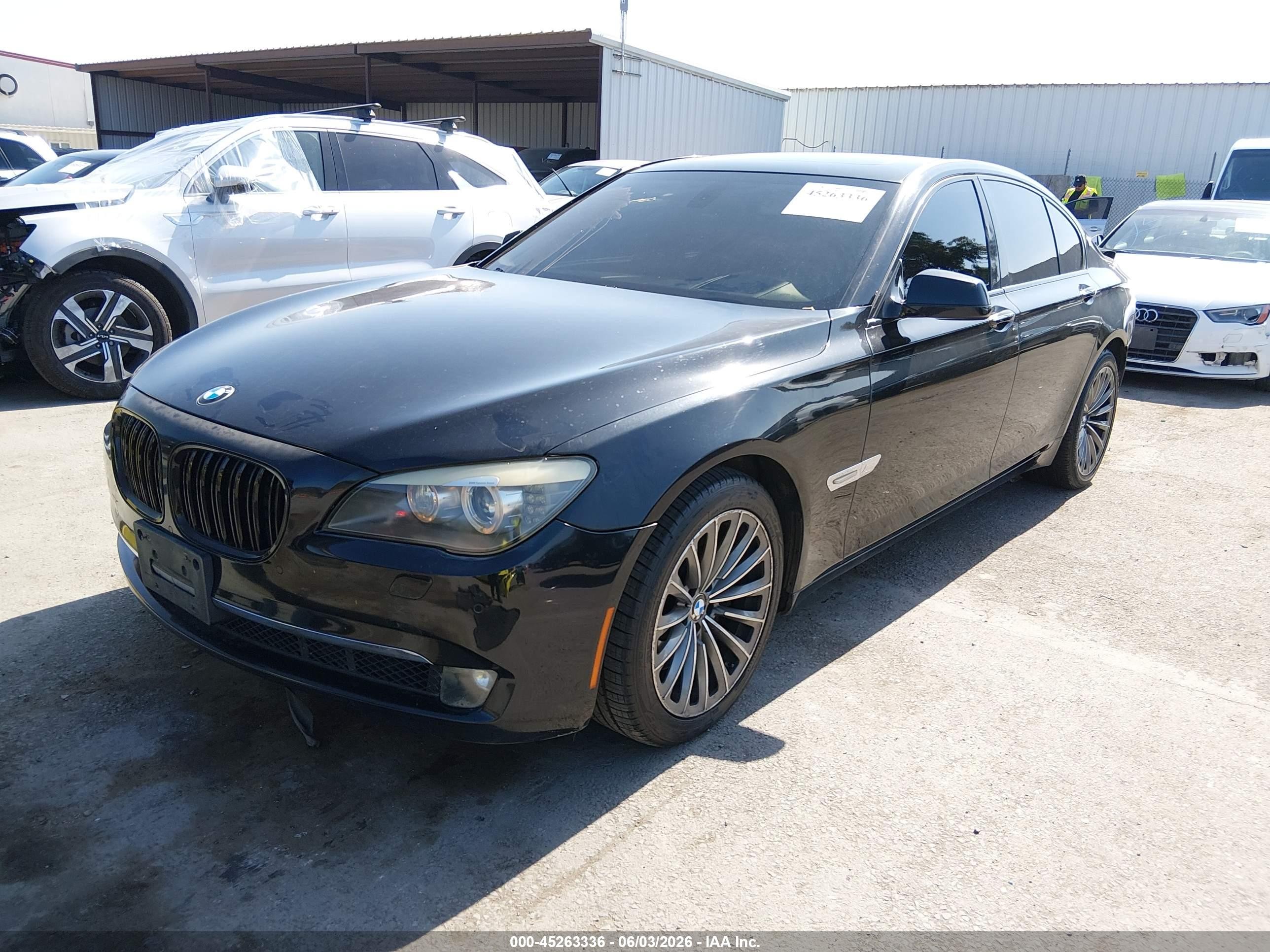 2009 Bmw 750i Black vin: WBAKA83569CY33239