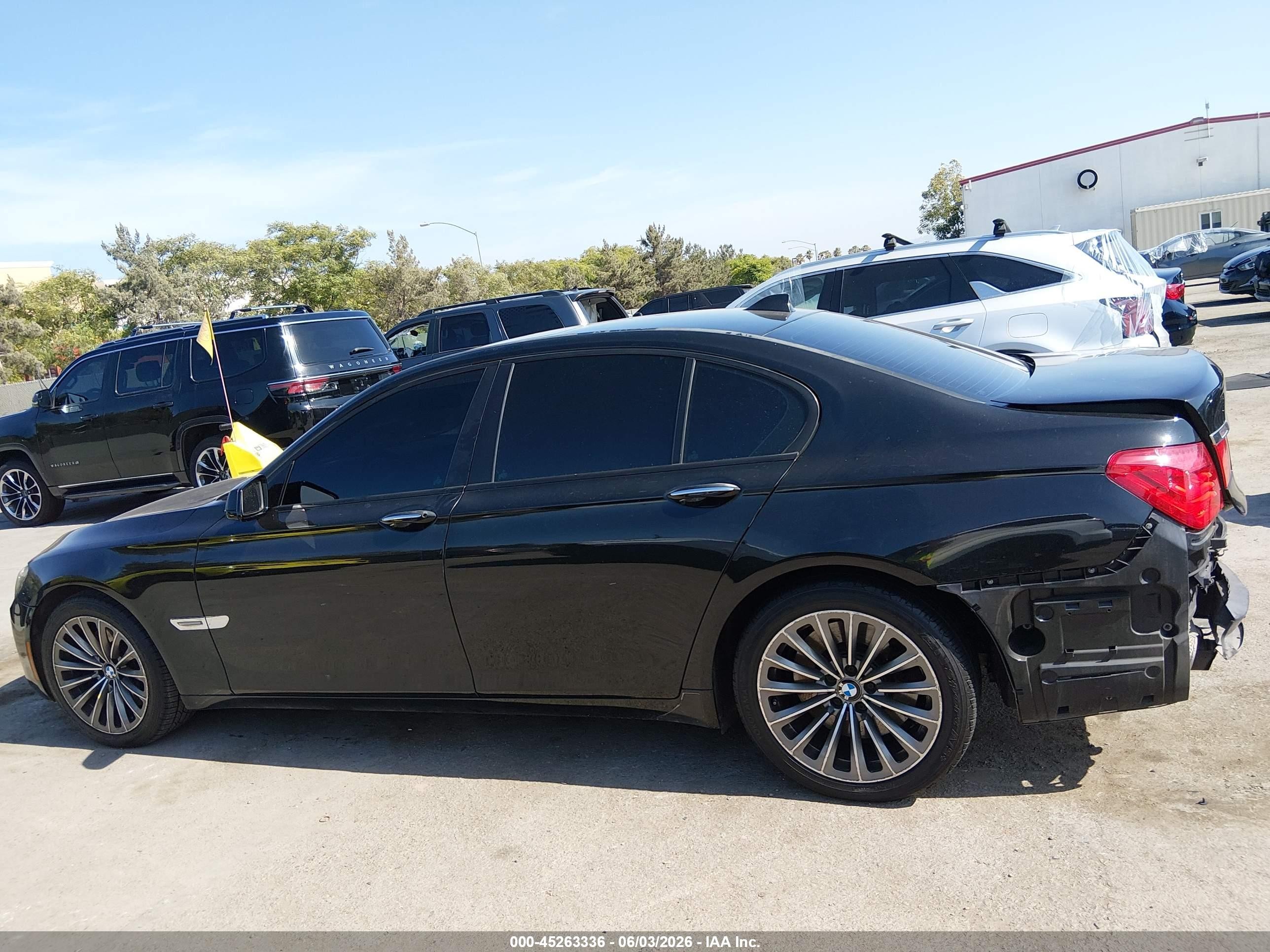 2009 Bmw 750i Black vin: WBAKA83569CY33239