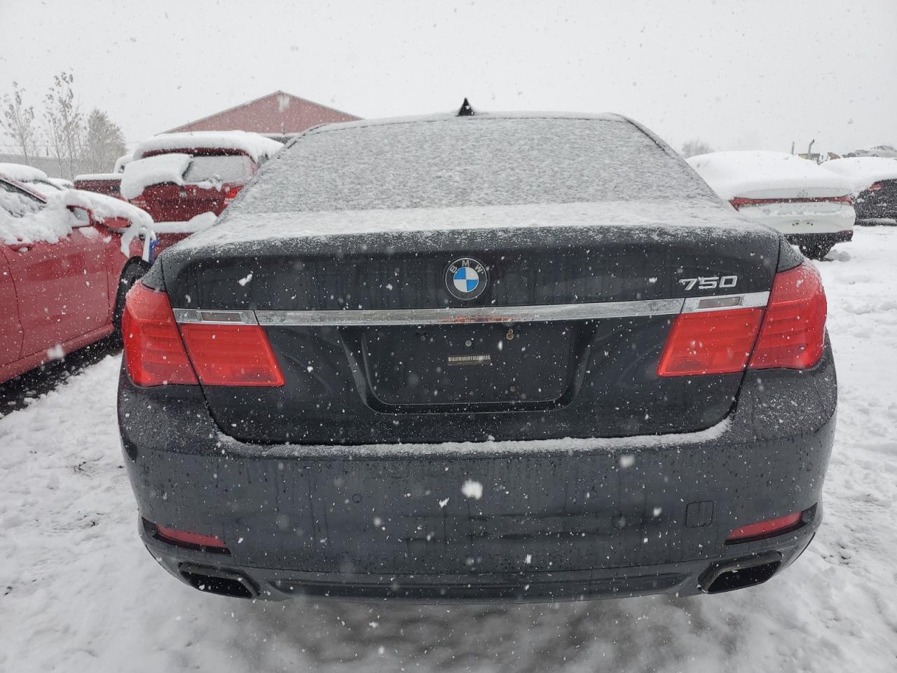2009 Bmw 750 I Black vin: WBAKA83579CY33590