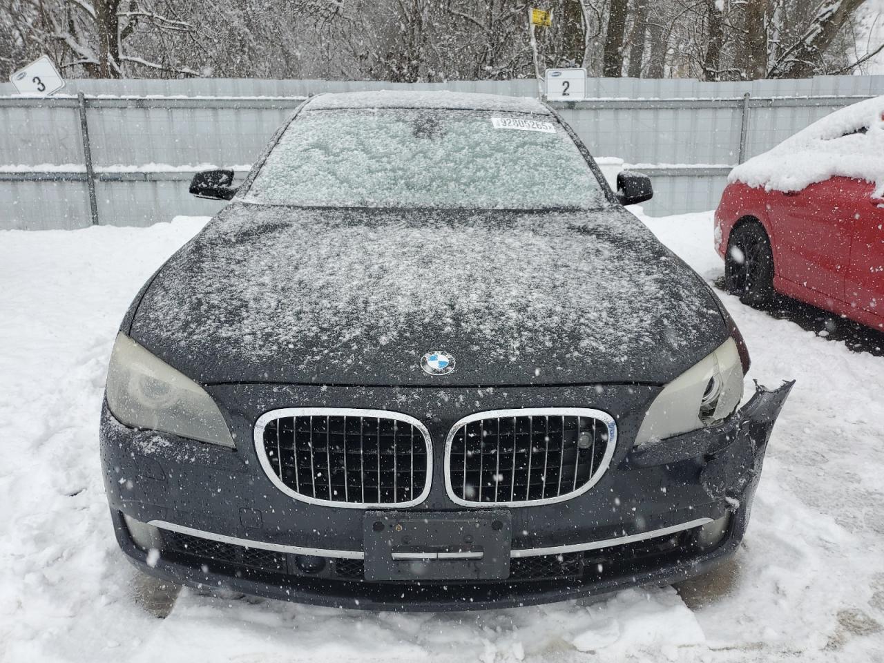 2009 Bmw 750 I Black vin: WBAKA83579CY33590