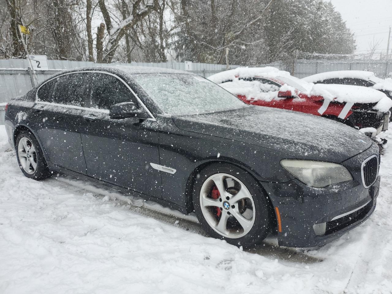 2009 Bmw 750 I Black vin: WBAKA83579CY33590