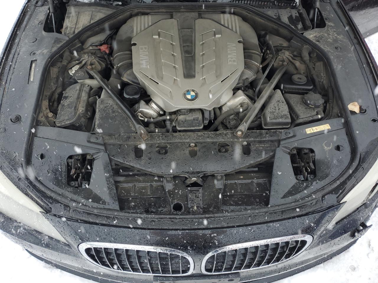 2009 Bmw 750 I Black vin: WBAKA83579CY33590