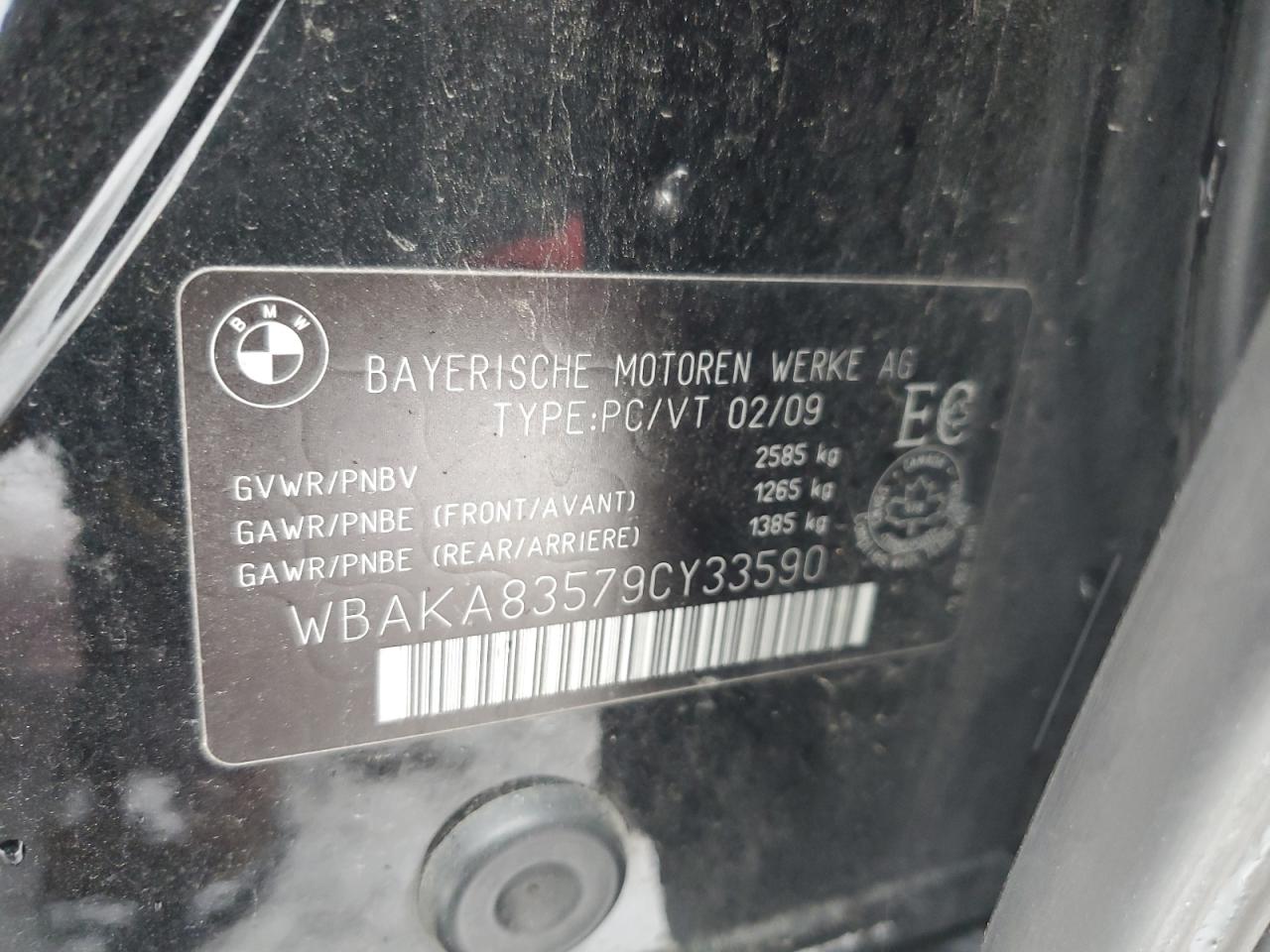 2009 Bmw 750 I Black vin: WBAKA83579CY33590