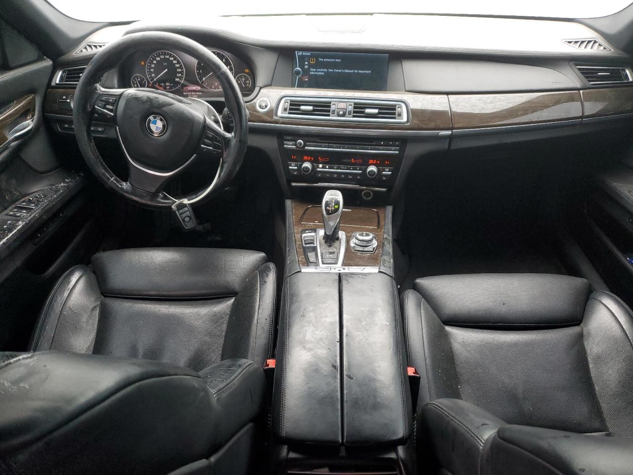 2009 Bmw 750 I Black vin: WBAKA83579CY33590