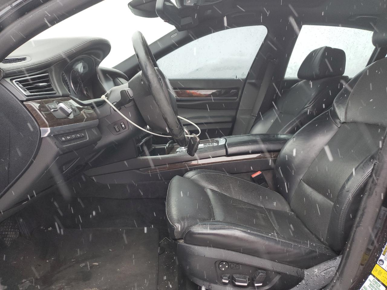 2009 Bmw 750 I Black vin: WBAKA83579CY33590