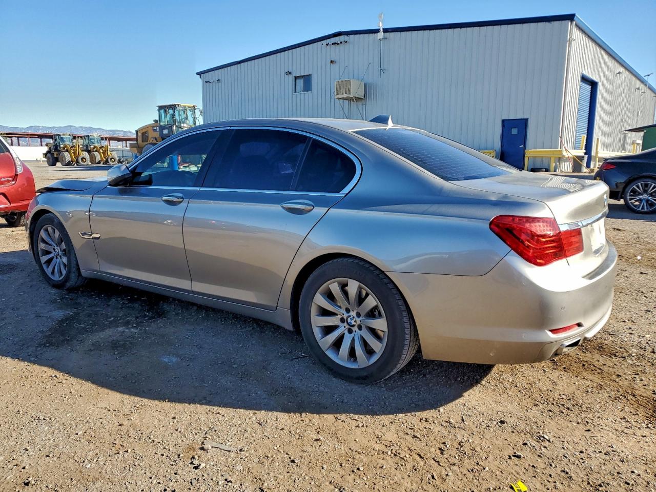 2009 Bmw 750 I Silver vin: WBAKA83599CY34997